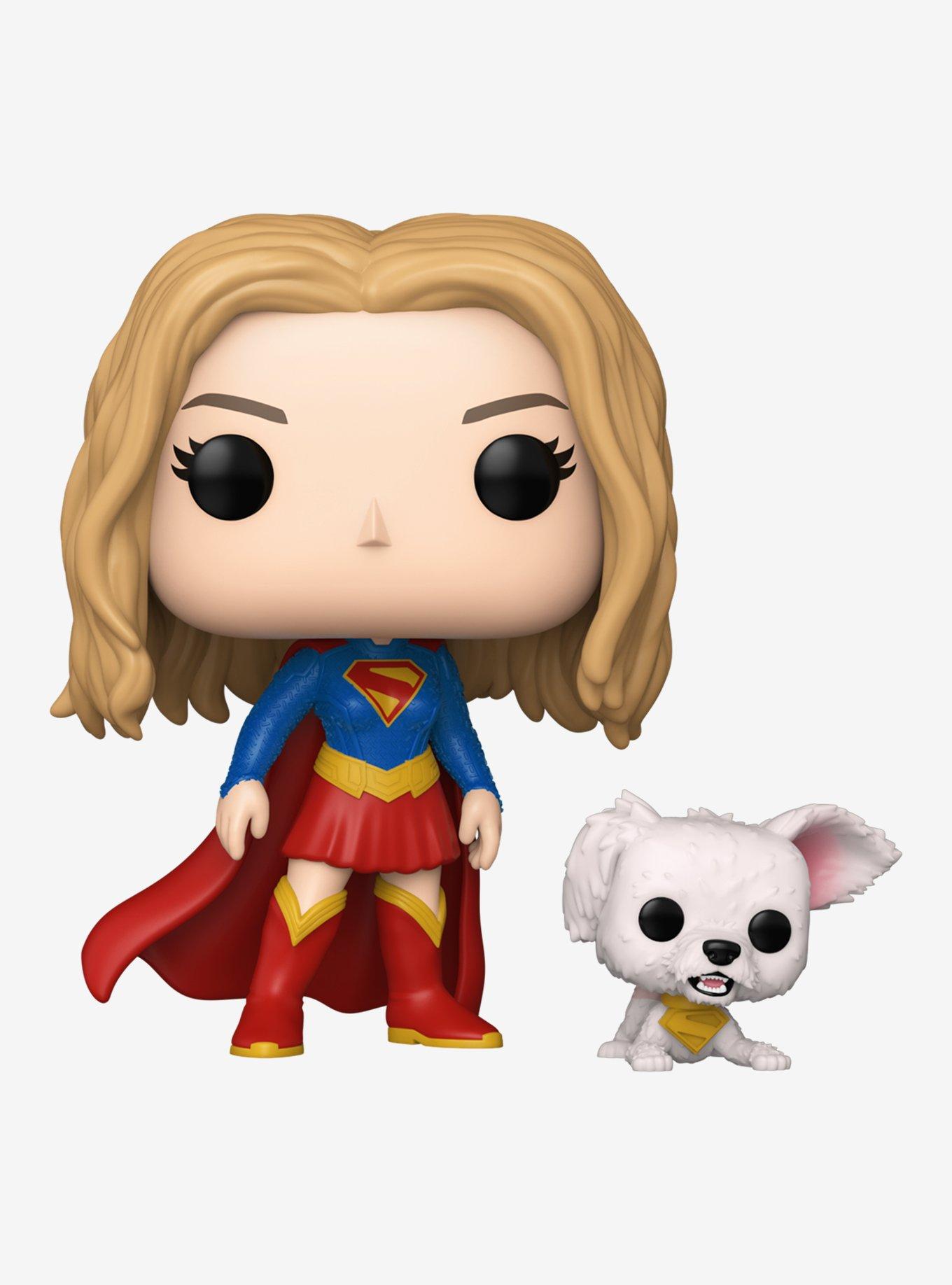 Funko Pop! Heroes DC Comics Supergirl Supergirl with Puppy Krypto Lobo Vinyl Figure, , hi-res