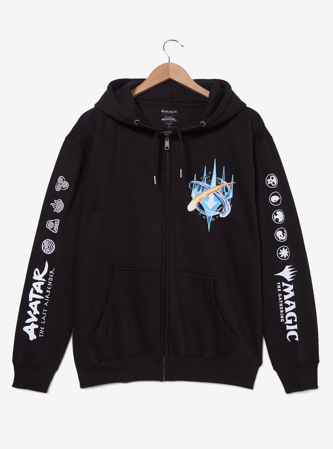 Magic: The Gathering x Avatar: The Last Airbender Characters Zippered Hoodie - BoxLunch Exclusive, , hi-res