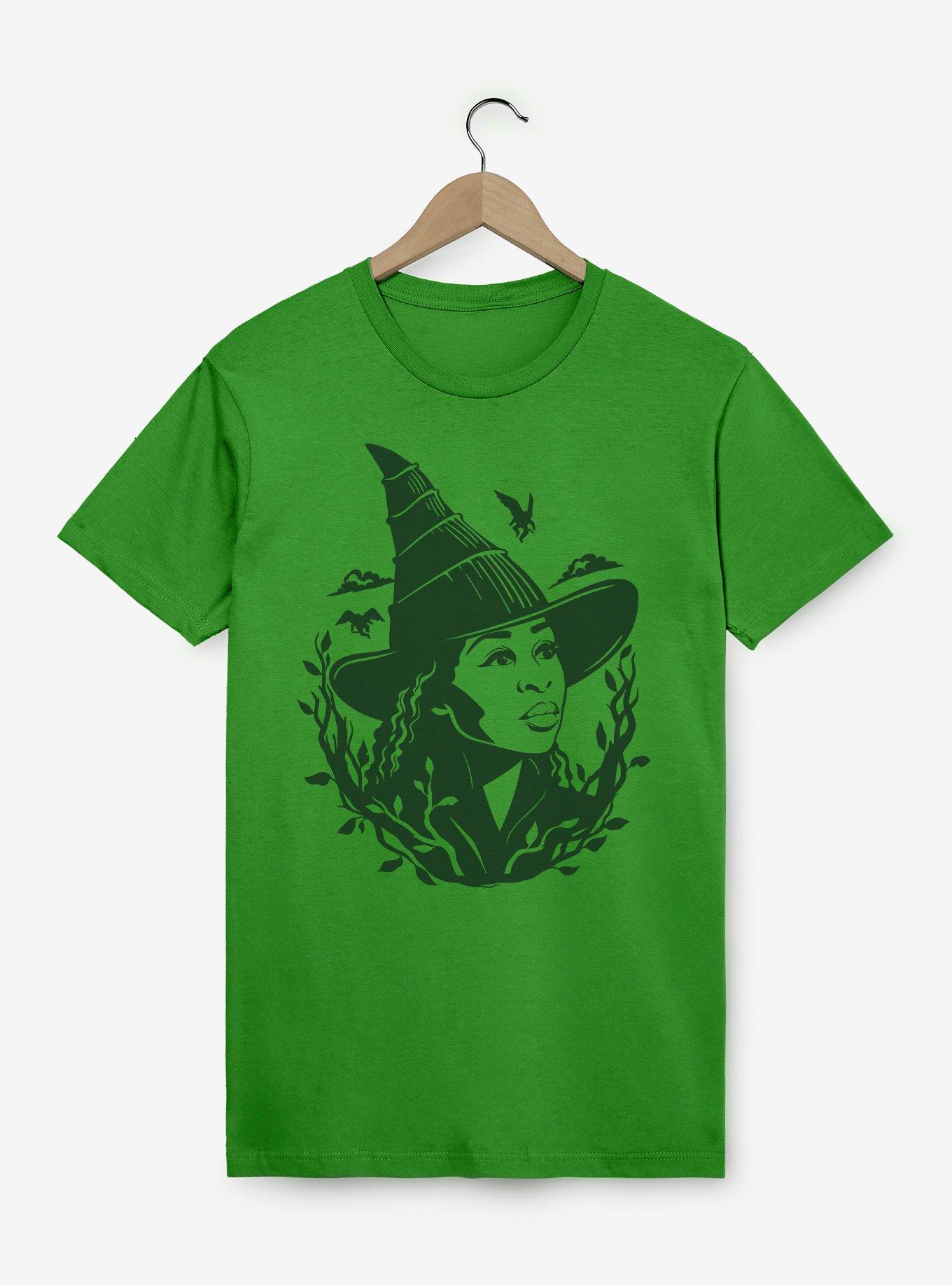 Wicked: For Good Elphaba Shadow Portrait T-Shirt, , hi-res