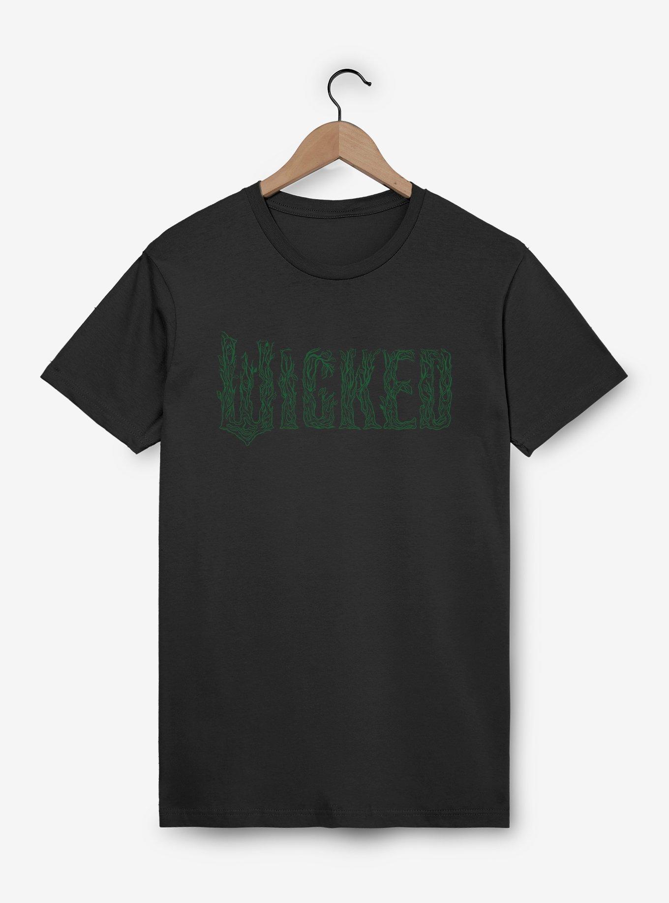 Wicked: For Good Green Stylized Logo T-Shirt, , hi-res