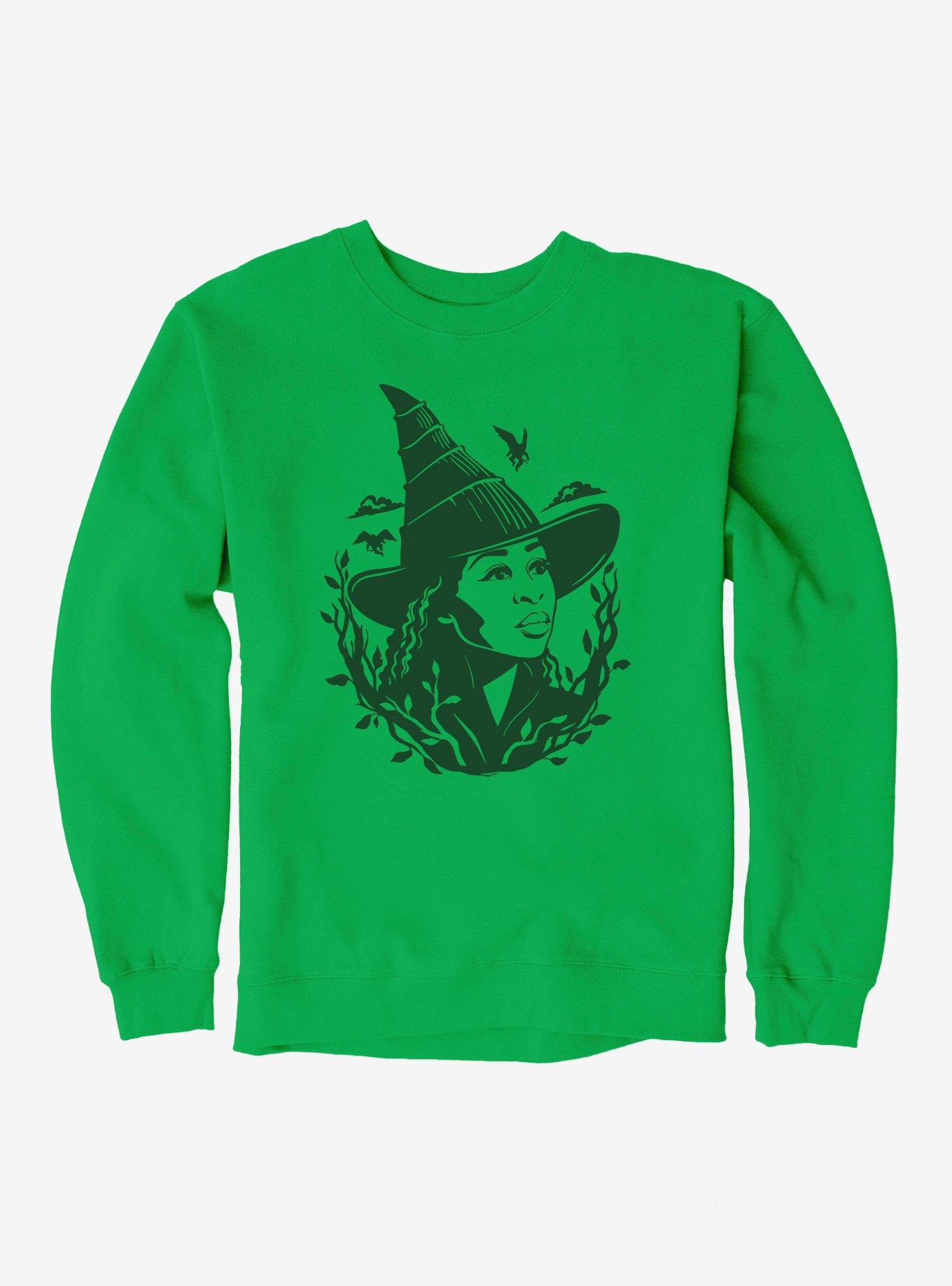 Wicked: For Good Elphaba Shadow Portrait Sweatshirt, , hi-res