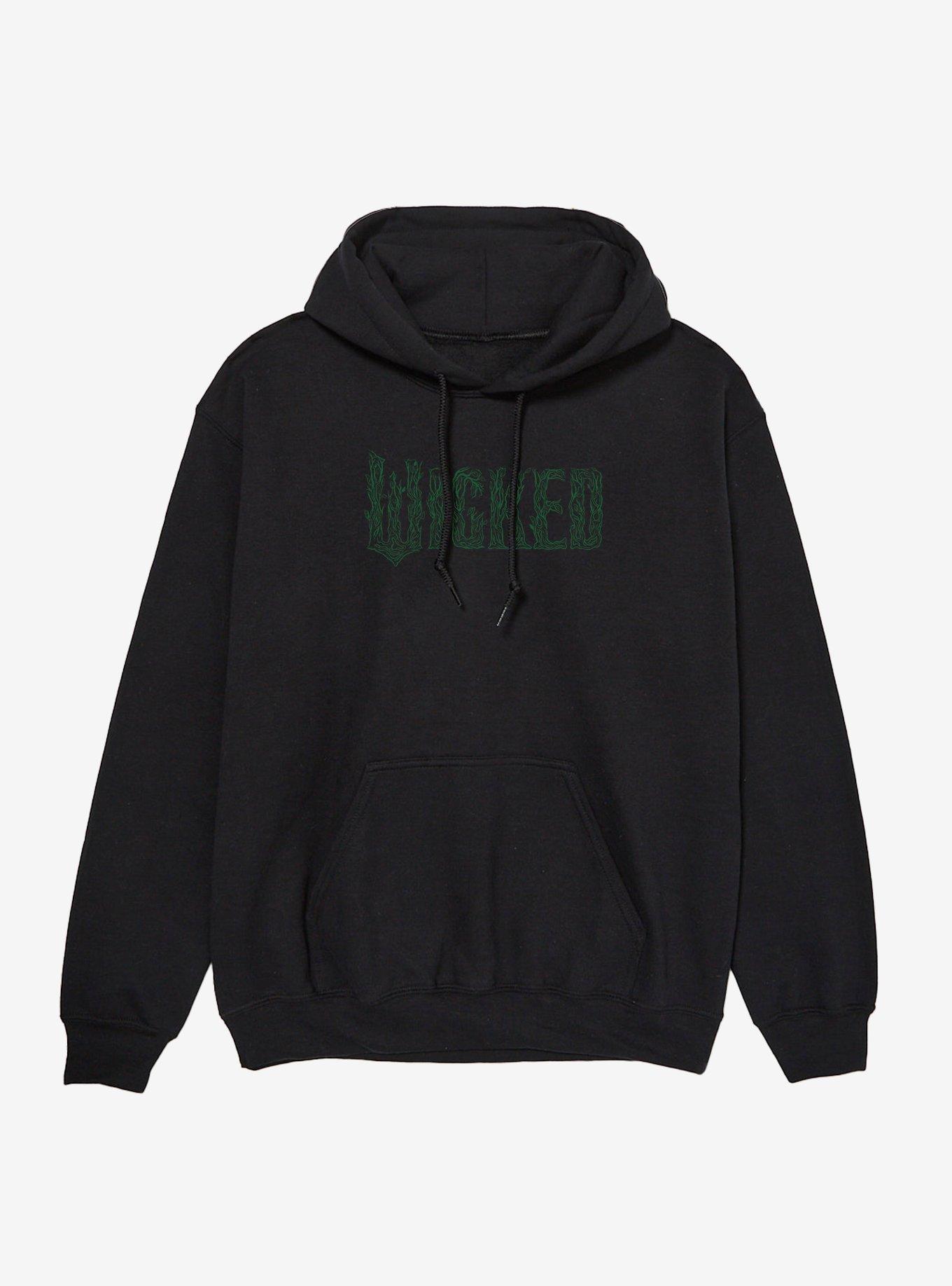 Wicked: For Good Green Stylized Logo Hoodie