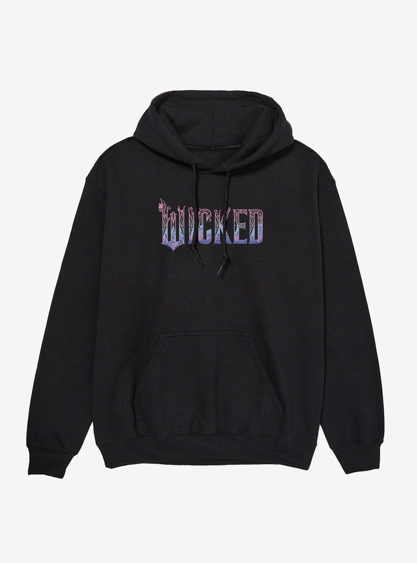 Wicked: For Good Pink Stylized Logo Hoodie, , hi-res