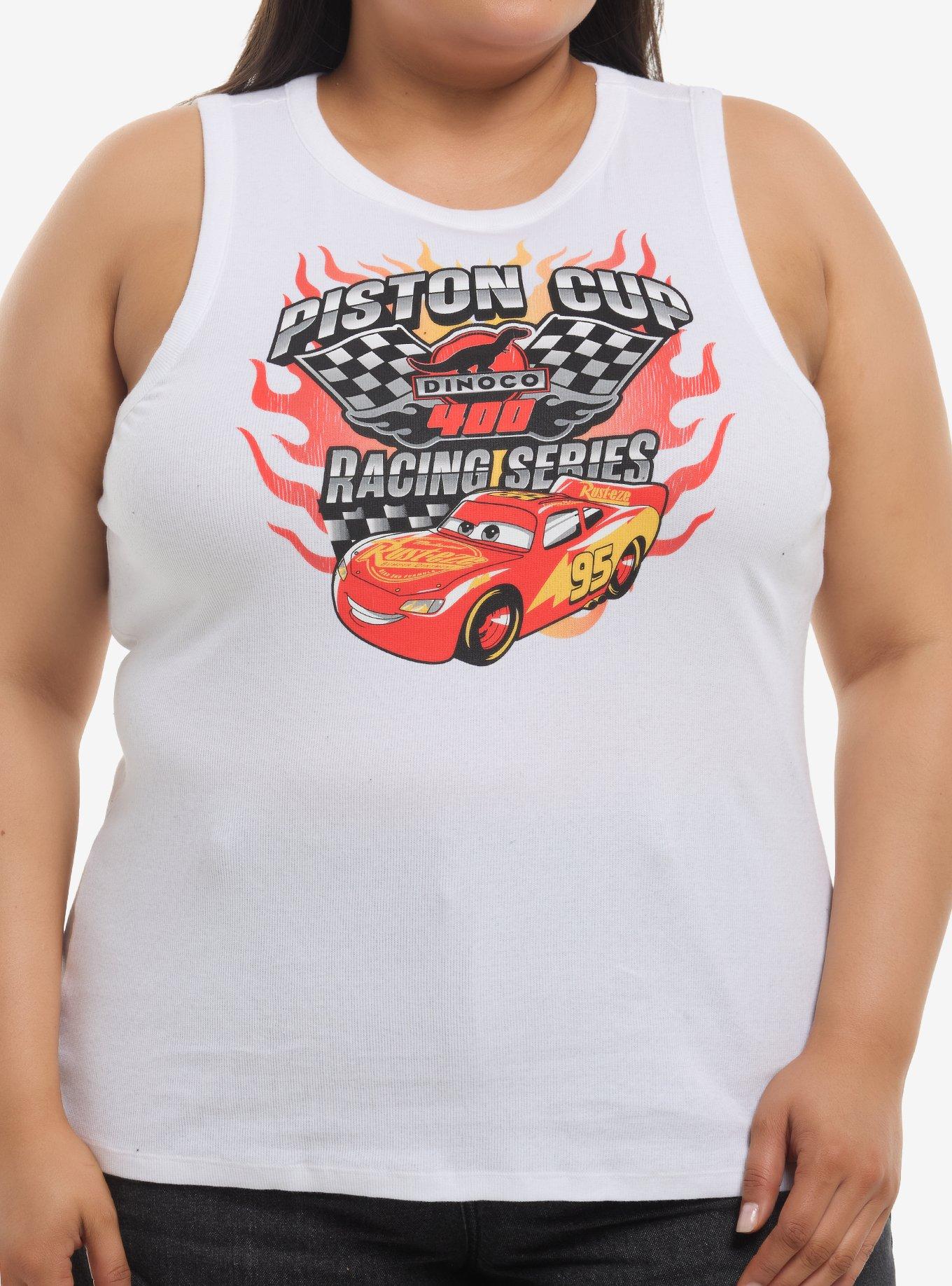 Disney Pixar Cars Lightning McQueen Racerback Girls Tank Top Plus Size
