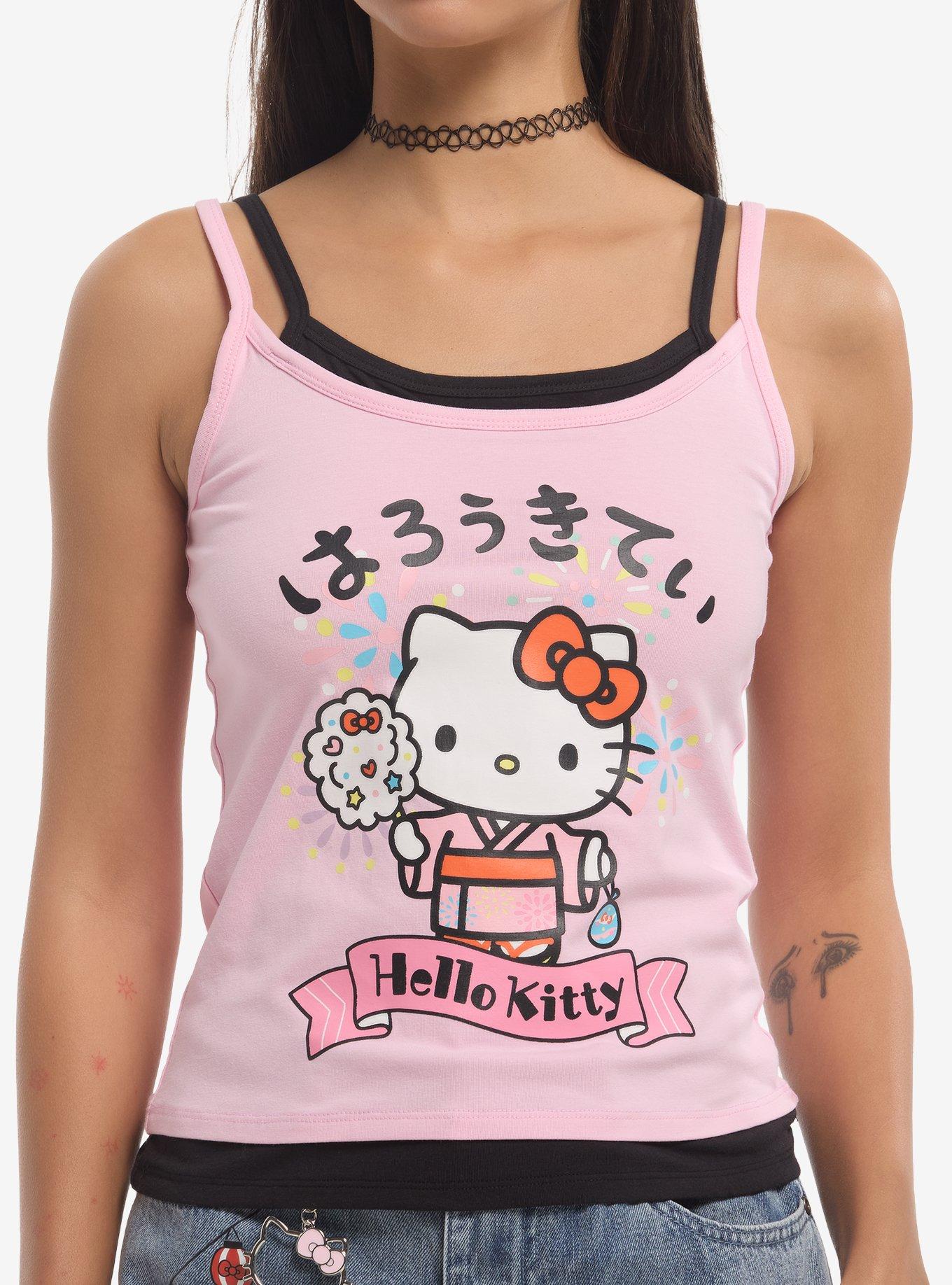 Hello Kitty Matsuri Double Layer Girls Cami, , hi-res