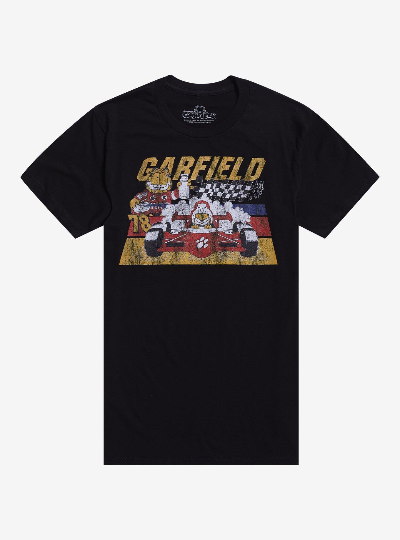 Garfield Racing Faded T-Shirt, , hi-res