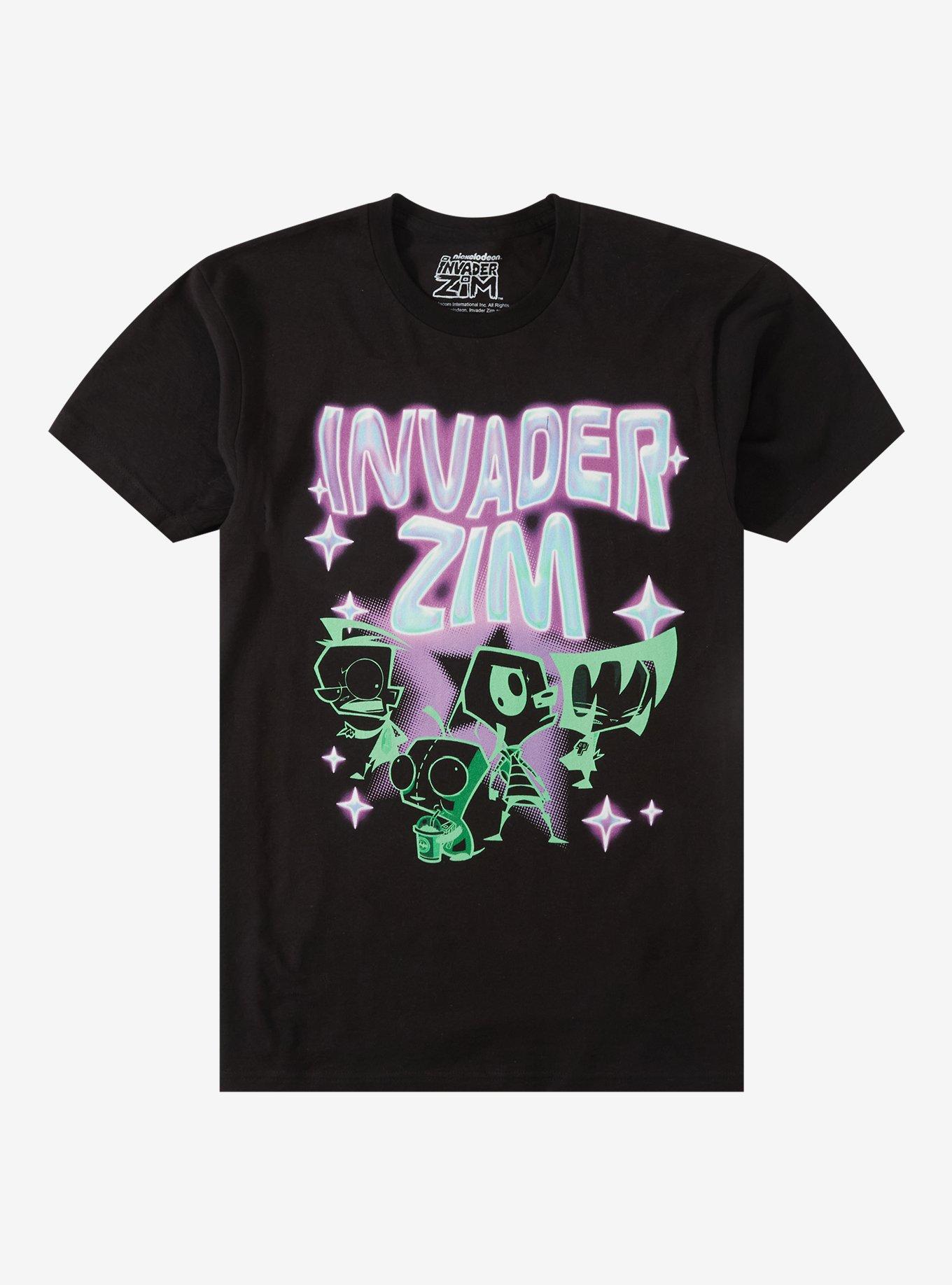 Invader Zim Neon Group T-Shirt, , hi-res
