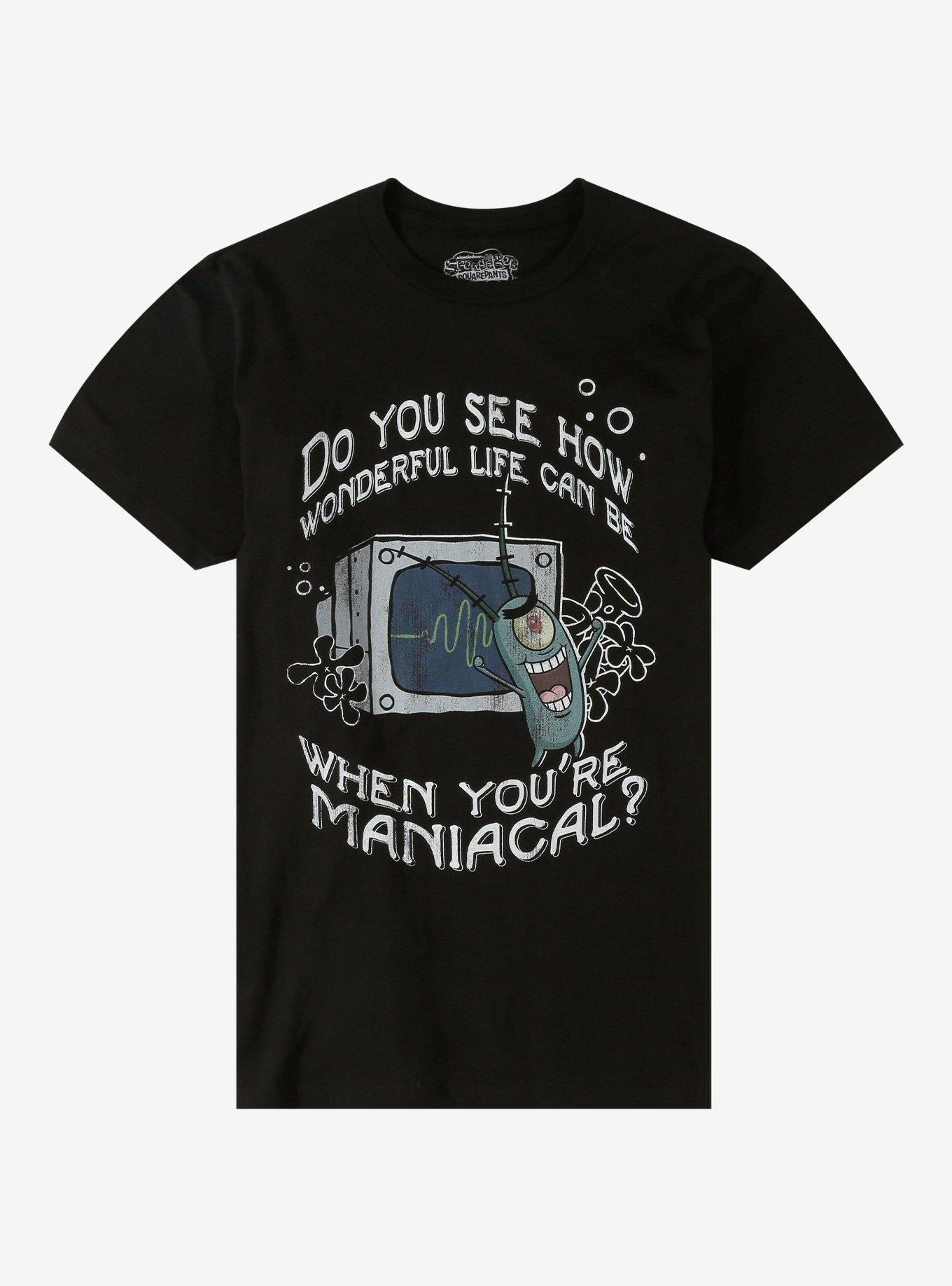 SpongeBob SquarePants Plankton Maniacal T-Shirt, , hi-res