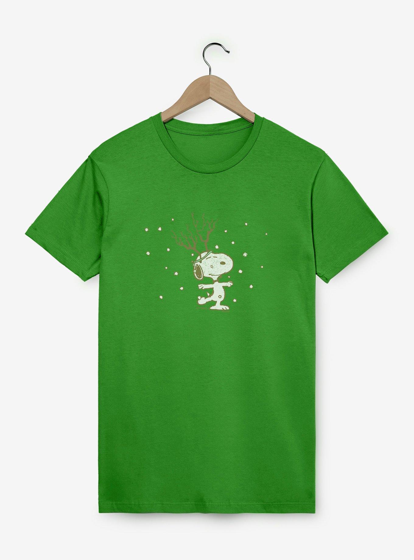 Peanuts Snoopy Snowing T-Shirt, , hi-res