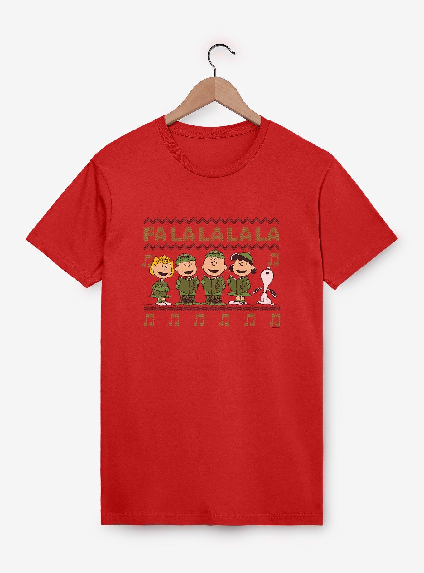 Peanuts Fa La La La La Christmas T-Shirt, , hi-res