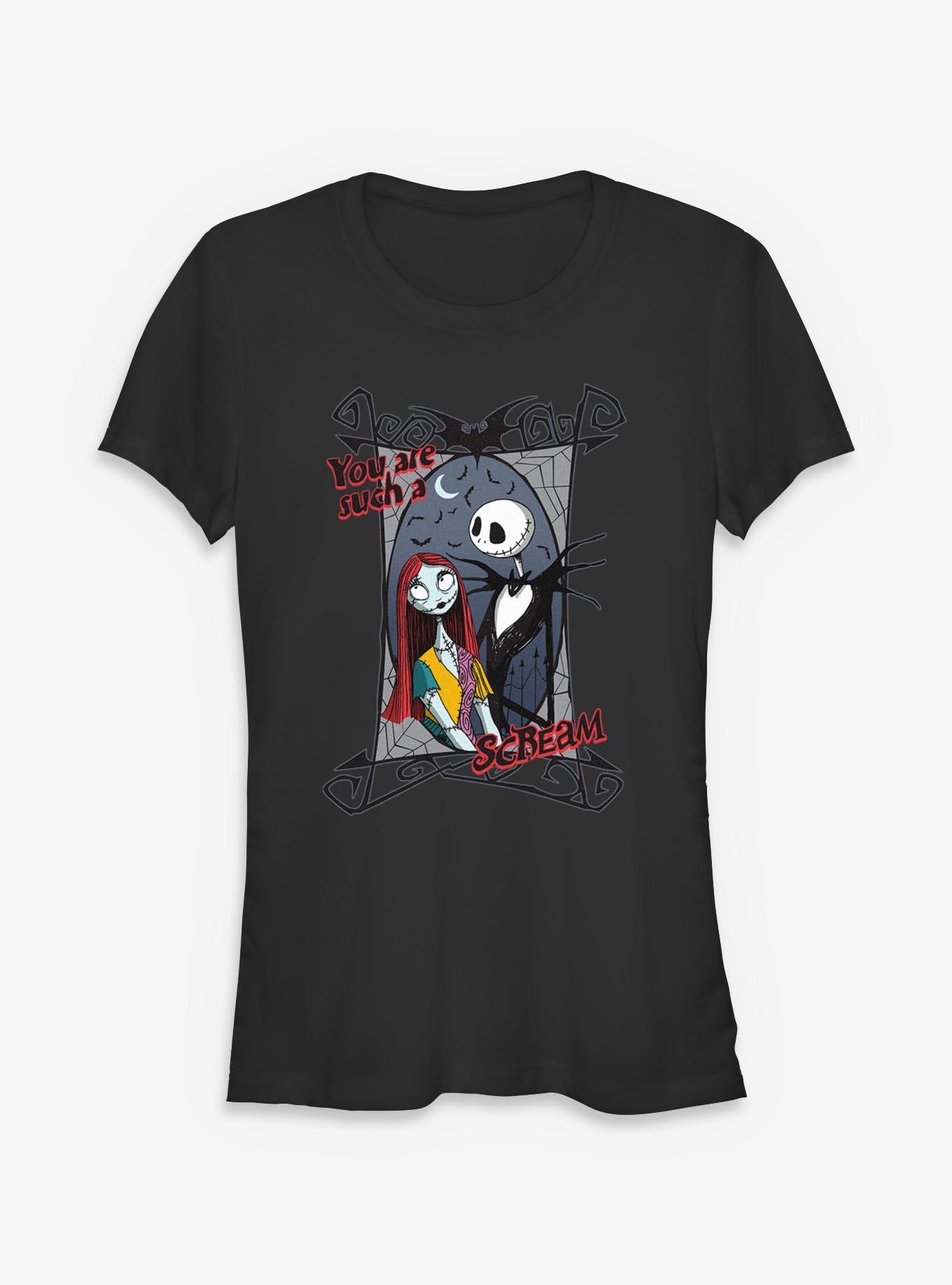 Disney The Nightmare Before Christmas Jack & Sally Such A Scream Girls T-Shirt, , hi-res