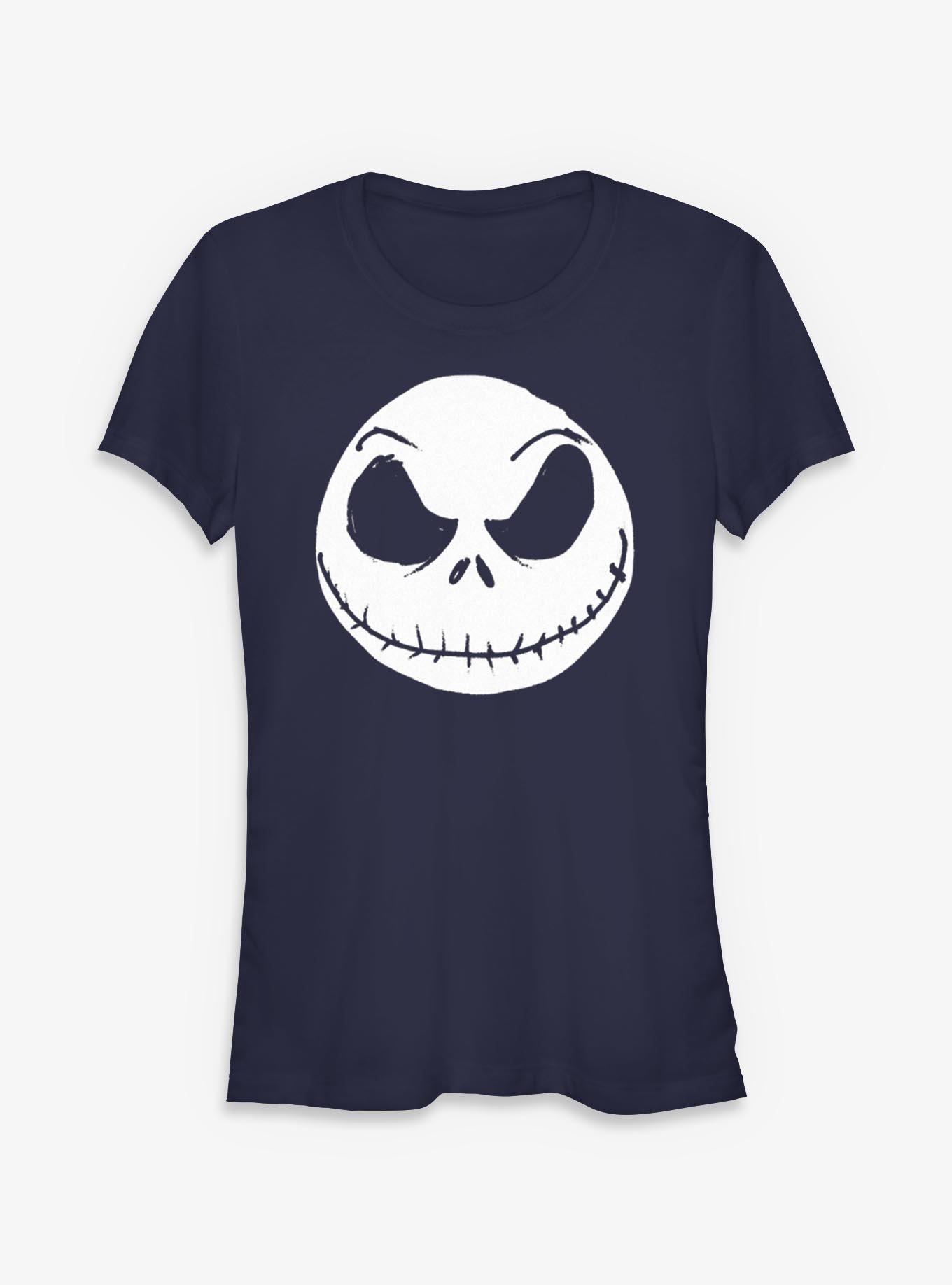 Disney The Nightmare Before Christmas Big Face Jack Girls T-Shirt, , hi-res