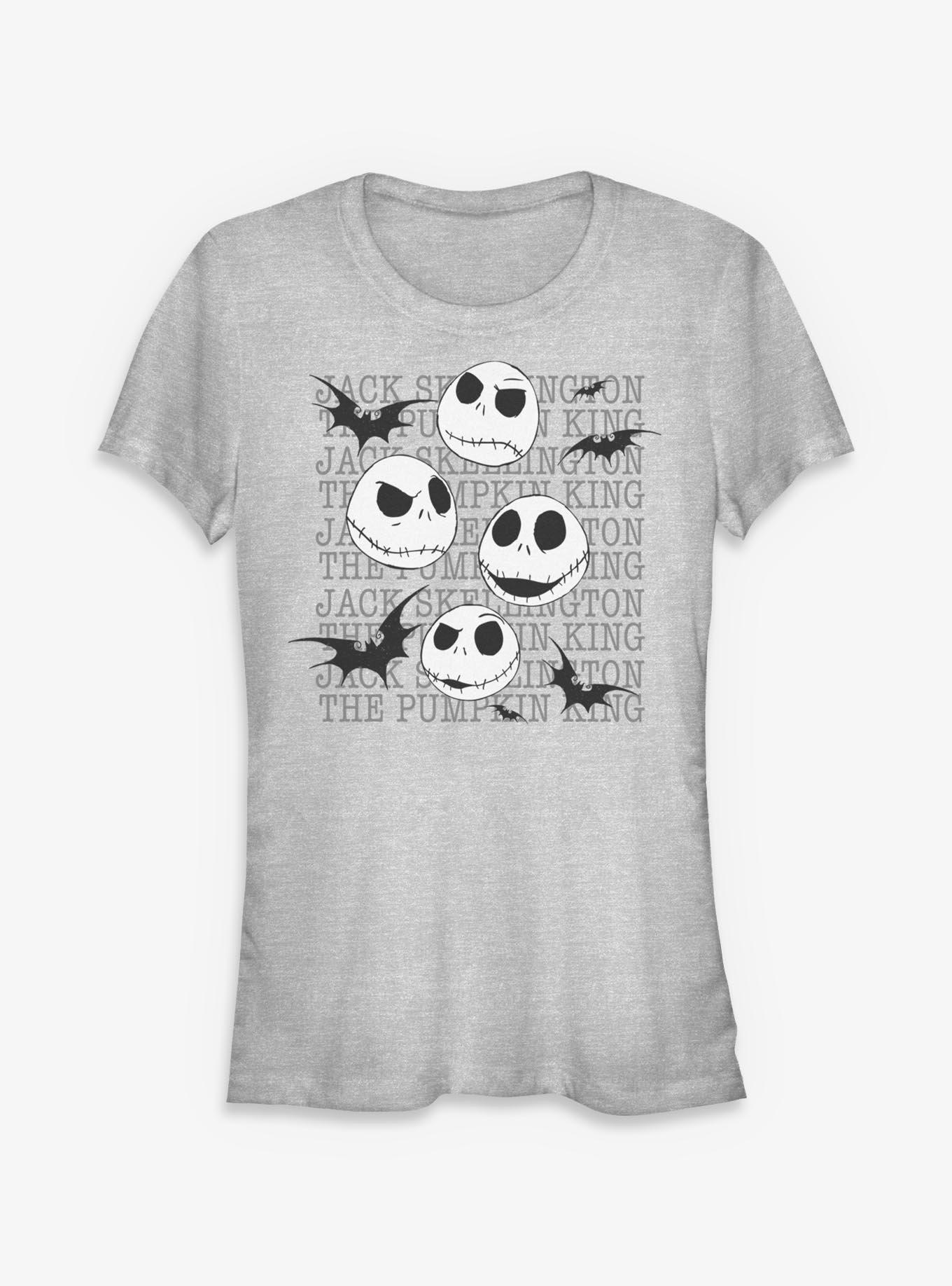 Disney The Nightmare Before Christmas Jack Heads Splatter Girls T-Shirt, , hi-res