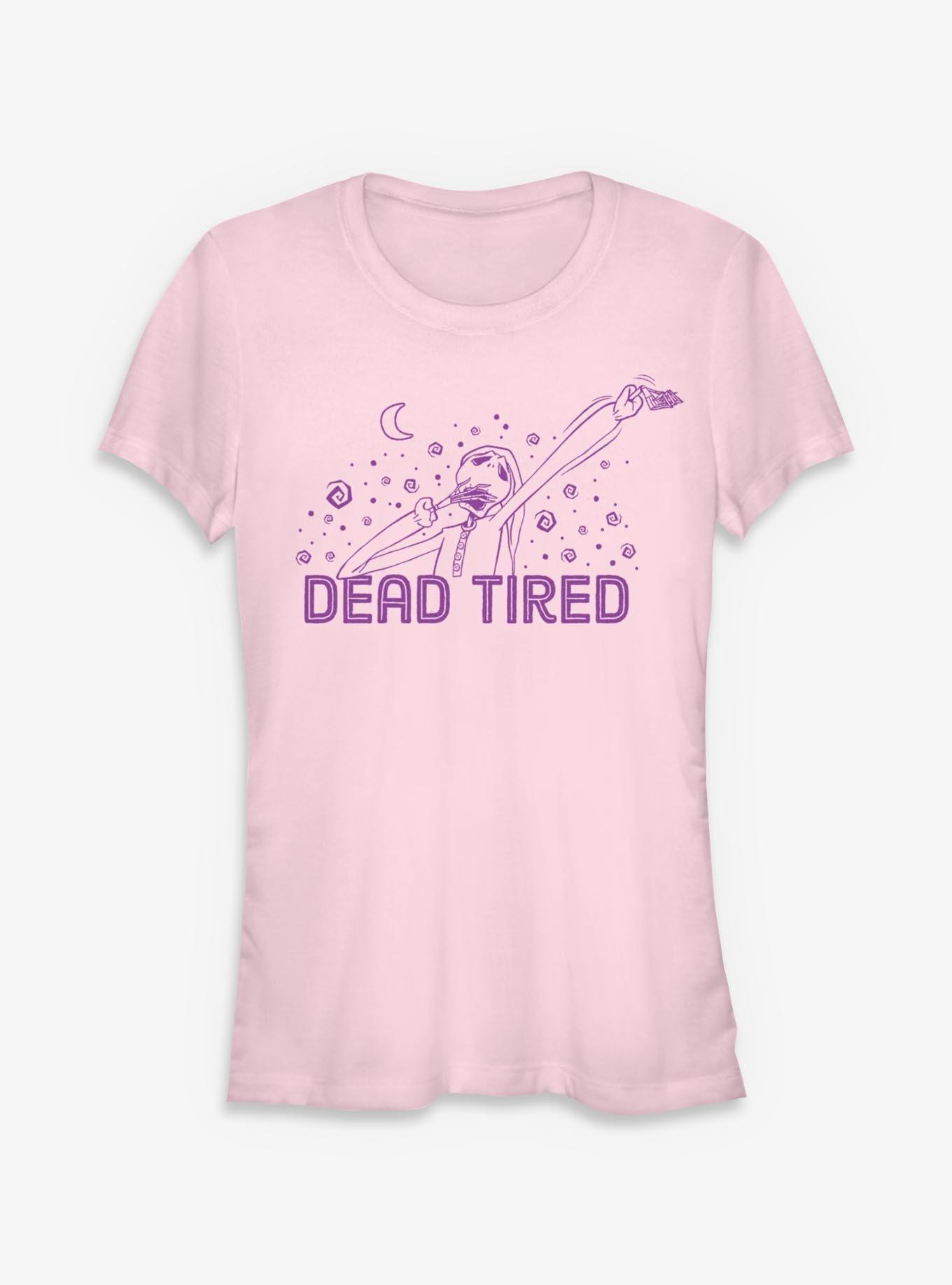 Disney The Nightmare Before Christmas Jack Is Dead Tired Girls T-Shirt, , hi-res