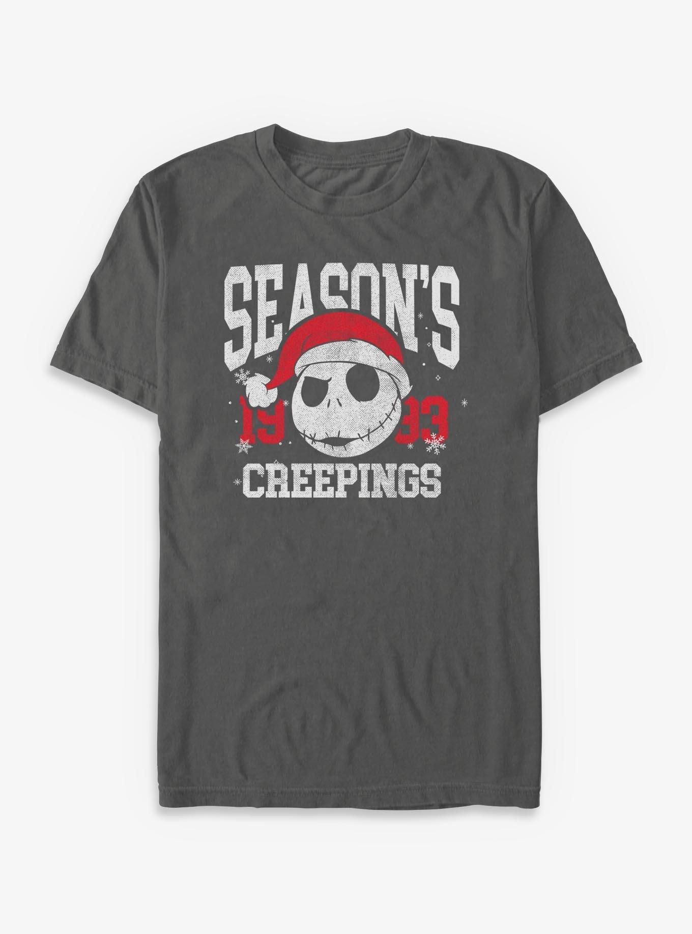 COMFORTCOLORS Disney The Nightmare Before Christmas 1993 Creepings Garment Dye T-Shirt