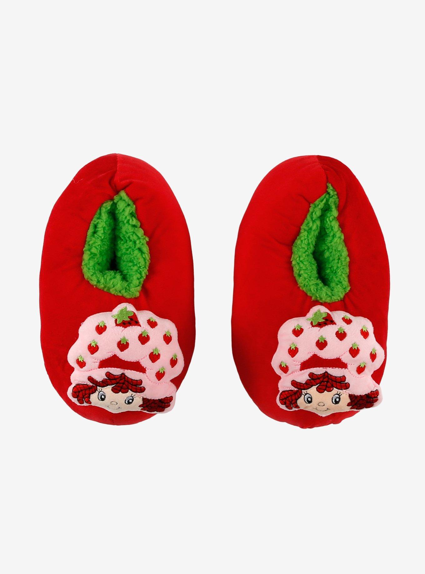 Strawberry Shortcake Face Plush Slippers, , hi-res
