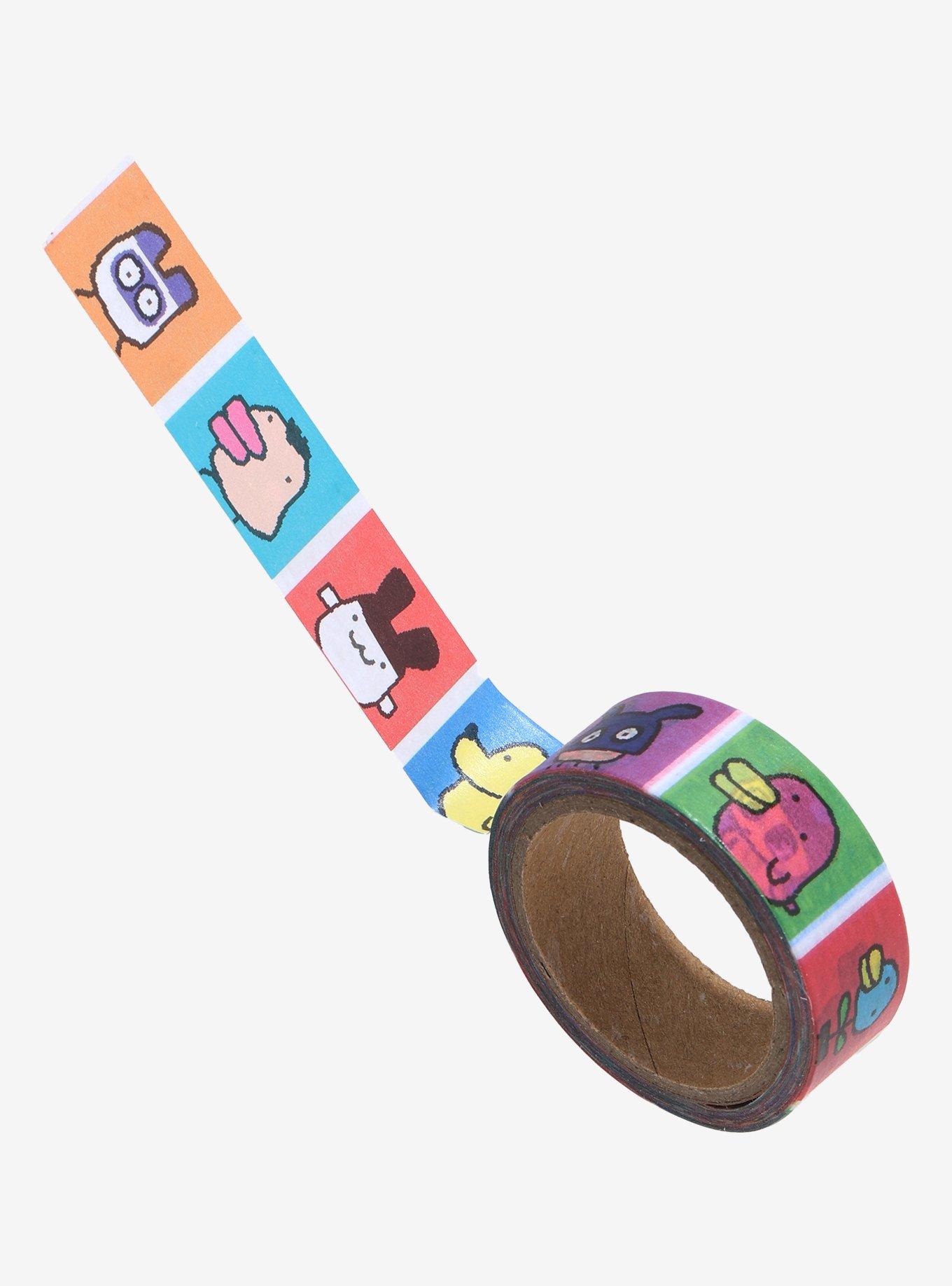 Tamagotchi Characters Square Masking Tape, , hi-res