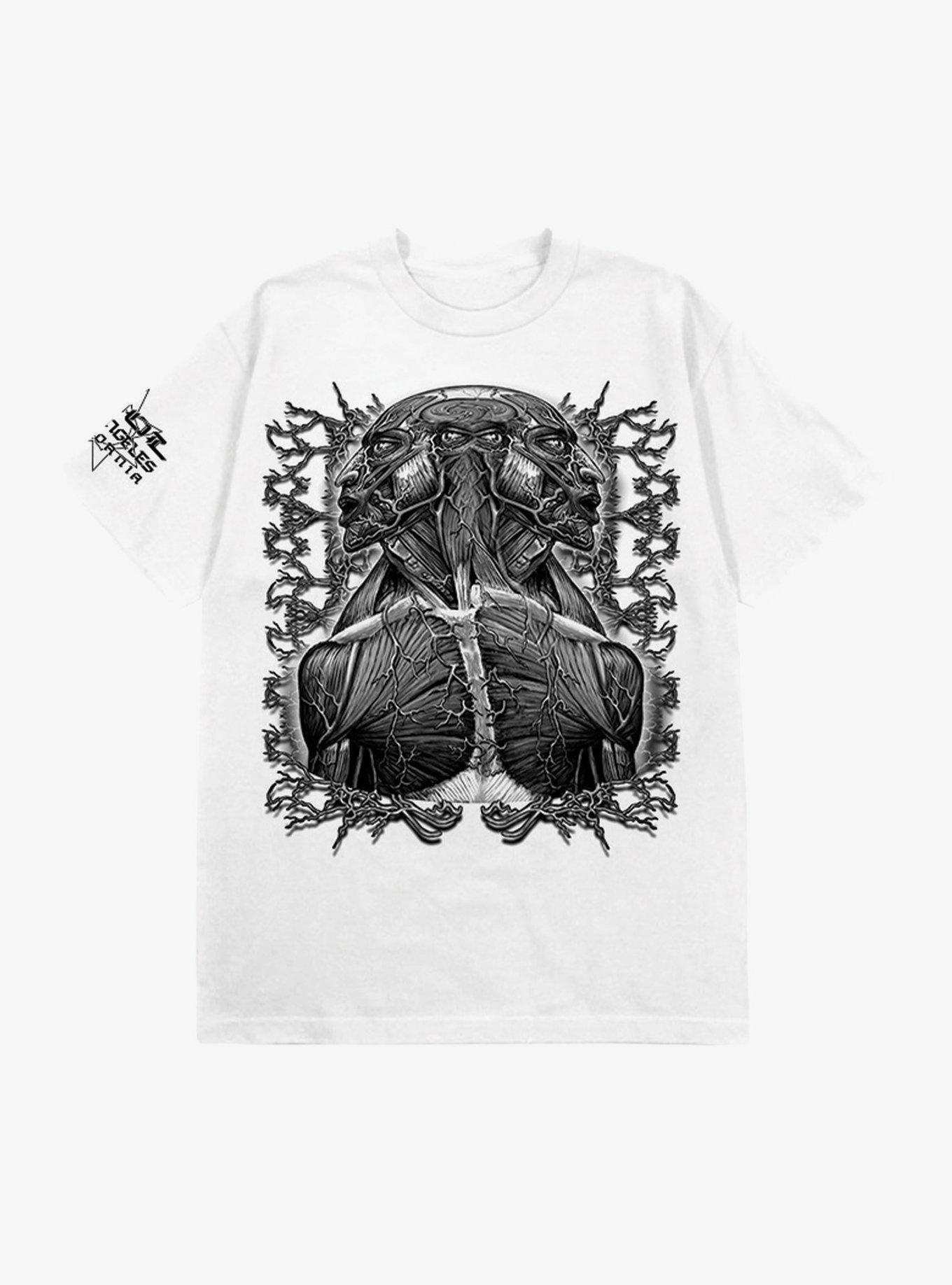 Tool Mirrored Anatomy T-Shirt, , hi-res