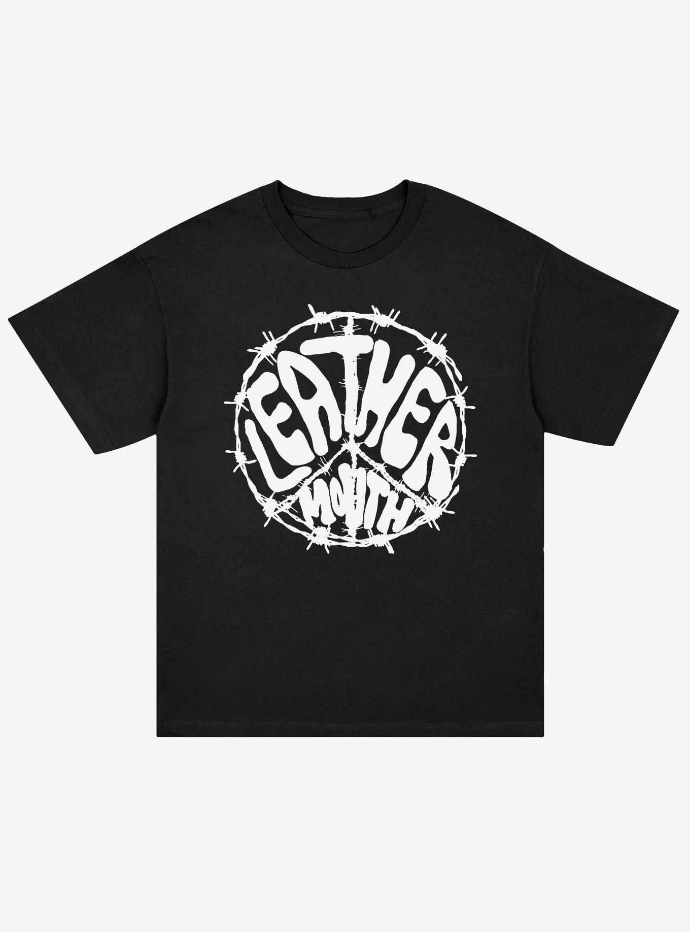 Leathermouth Barbed Wire Logo T-Shirt, , hi-res