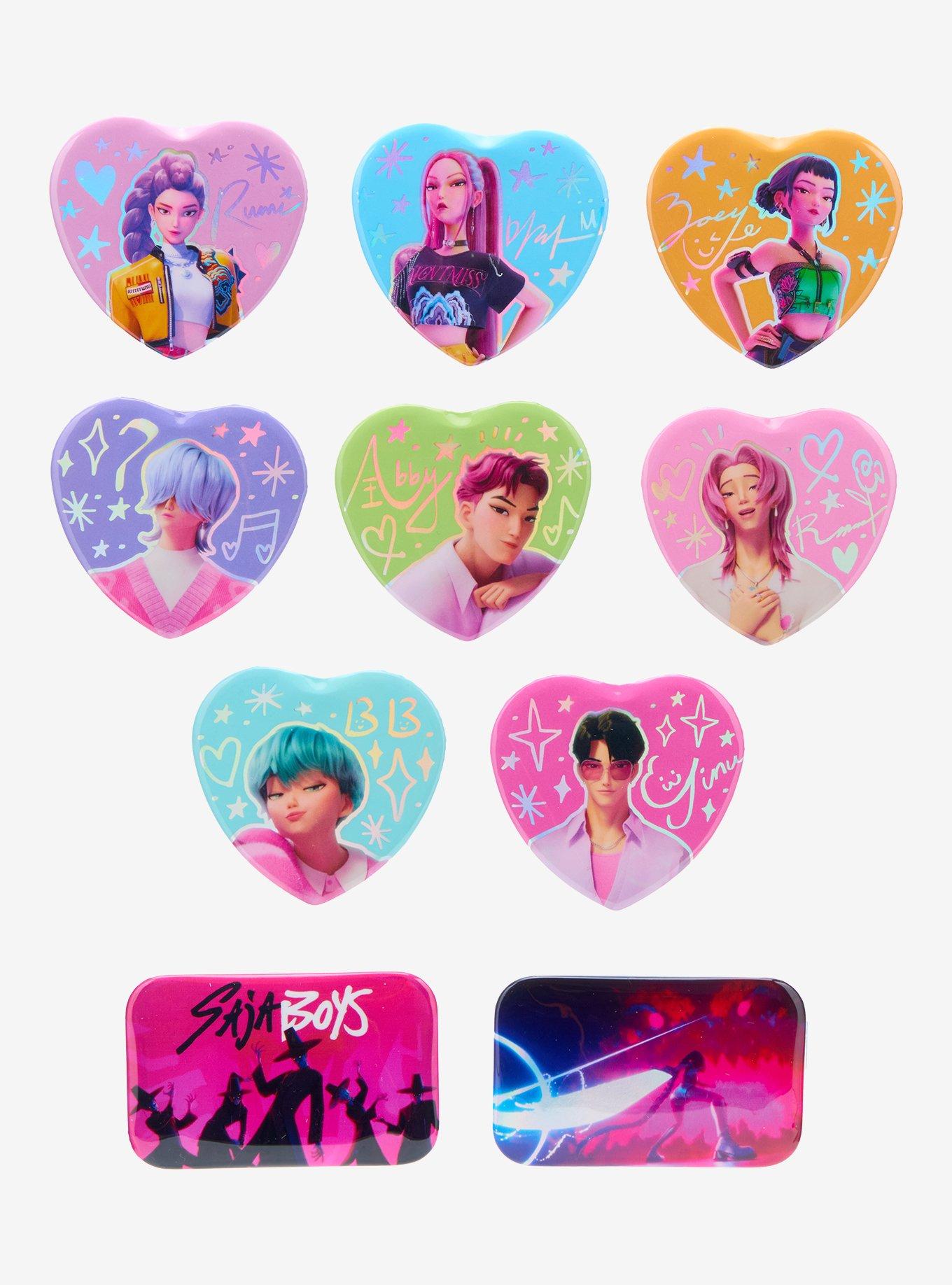 KPop Demon Hunters Blind Bag Button Pin, , hi-res