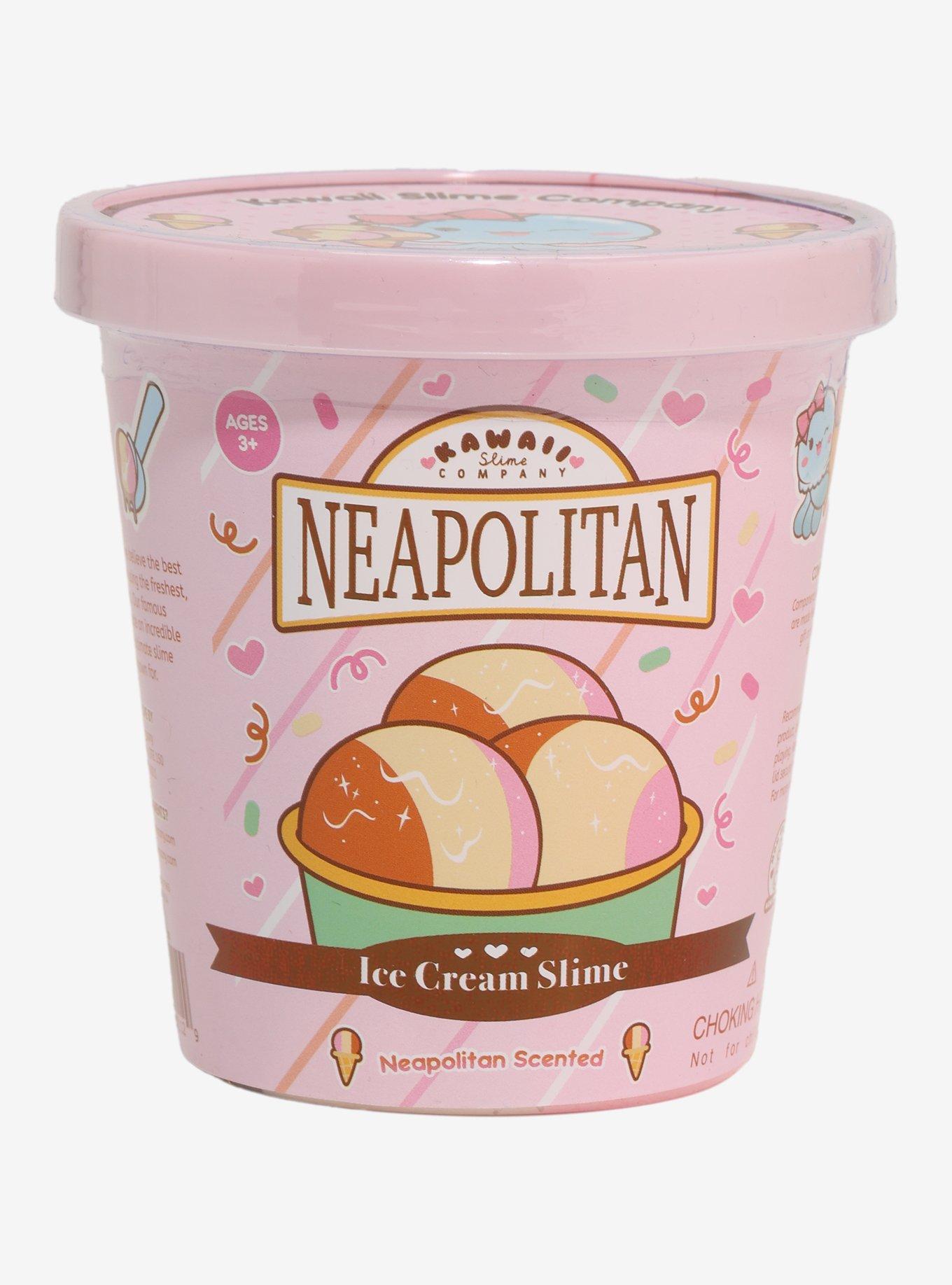 Kawaii Slime Company Ice Cream Neapolitan Scented Slime, , hi-res