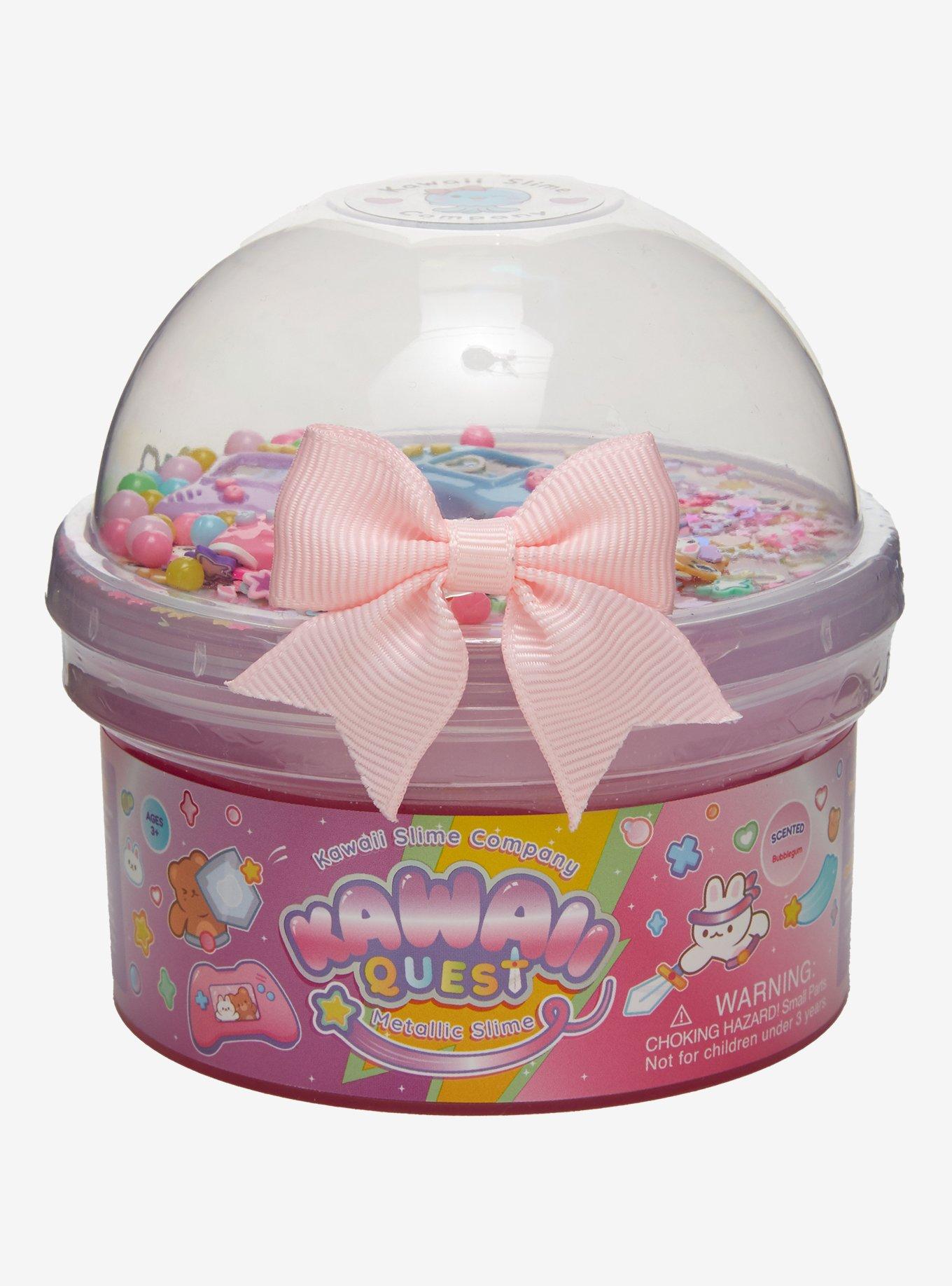 Kawaii Slime Company Bubblegum Scented Metallic Jelly Slime