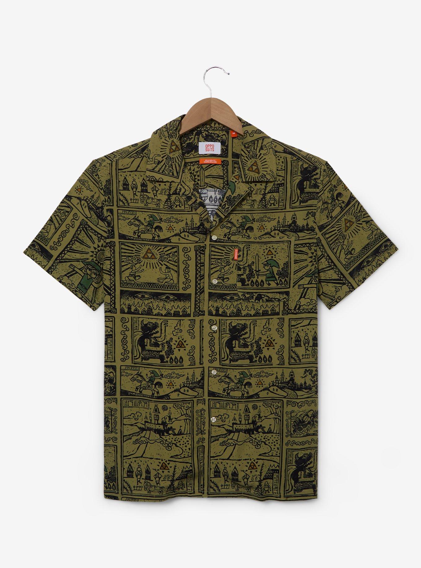 Nintendo The Legend of Zelda Woven Button-Up &mdash; BoxLunch Exclusive, , hi-res