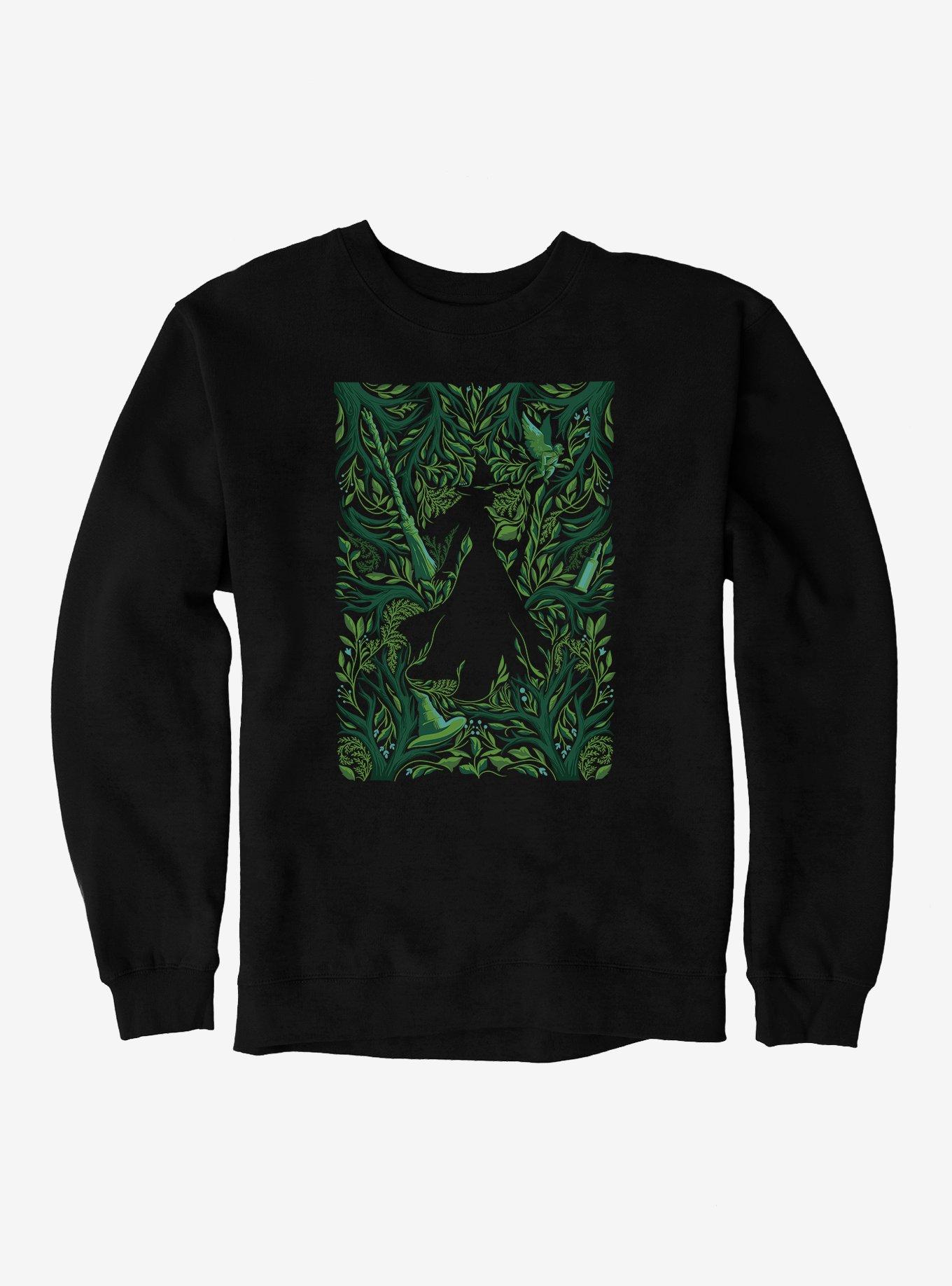 Wicked: For Good Elphaba Silhouette Sweatshirt, BLACK, hi-res