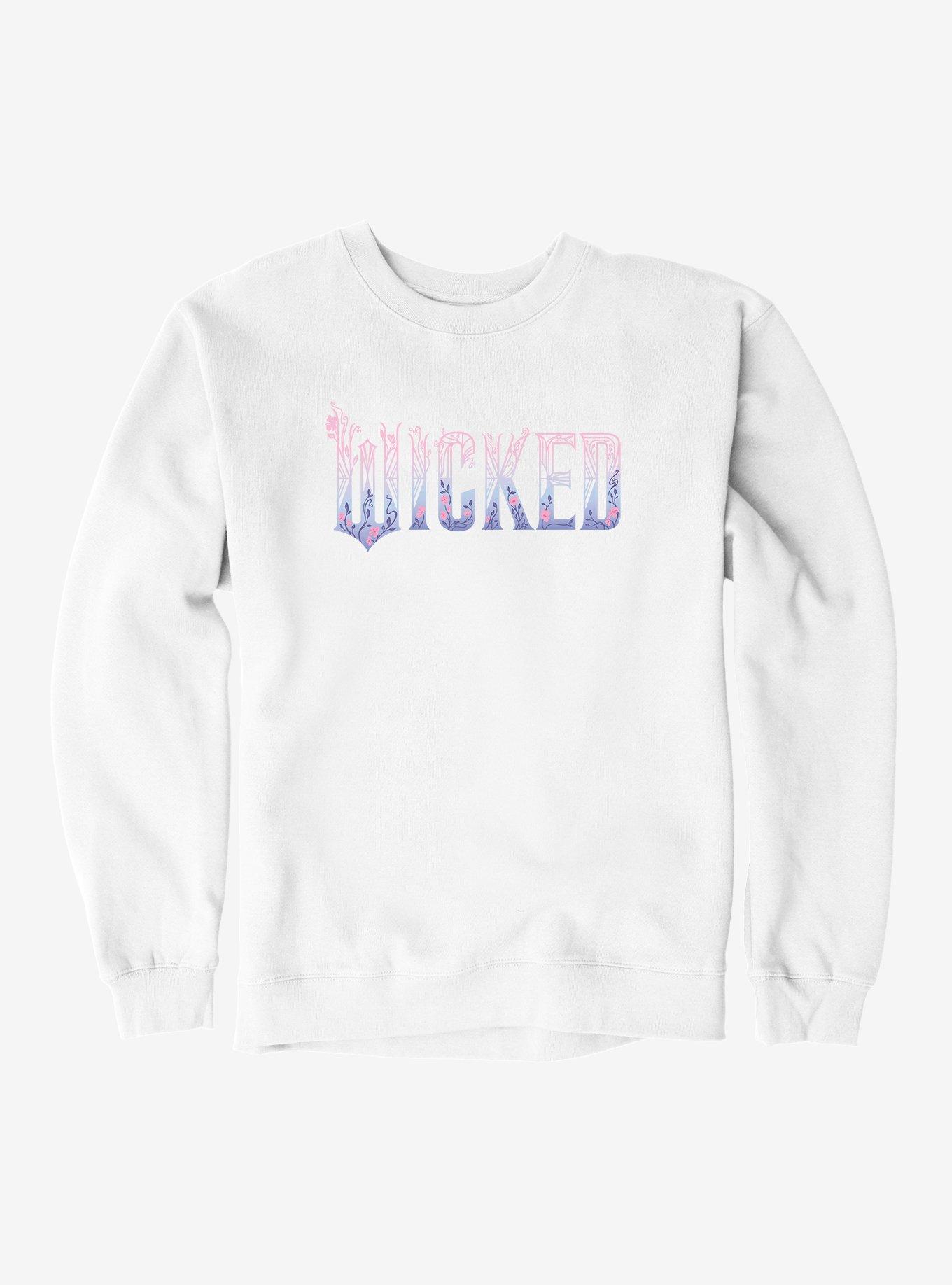 Wicked: For Good Pink Stylized Logo Sweatshirt, , hi-res