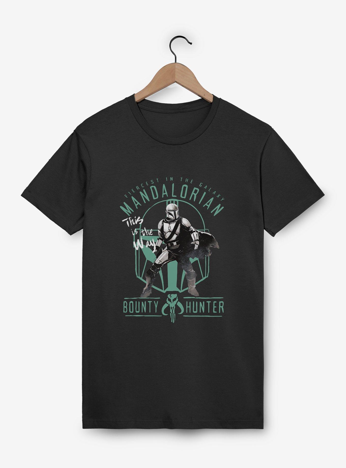 Star Wars The Mandalorian Bounty Hunter Her Universe Exclusive T-Shirt, , hi-res