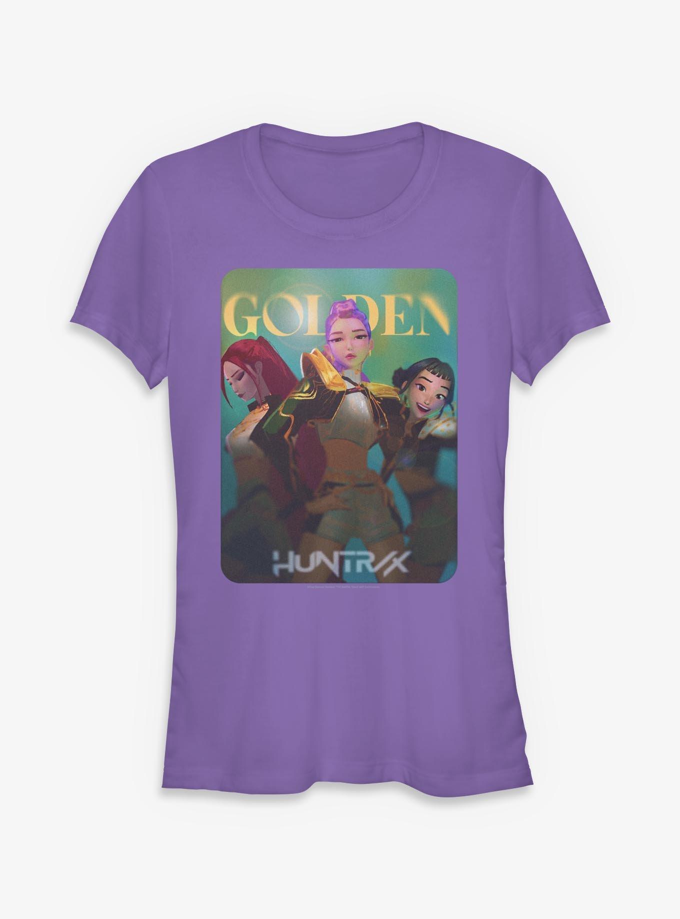 KPop Demon Hunters HUNTRX Golden Photocard Girls T-Shirt