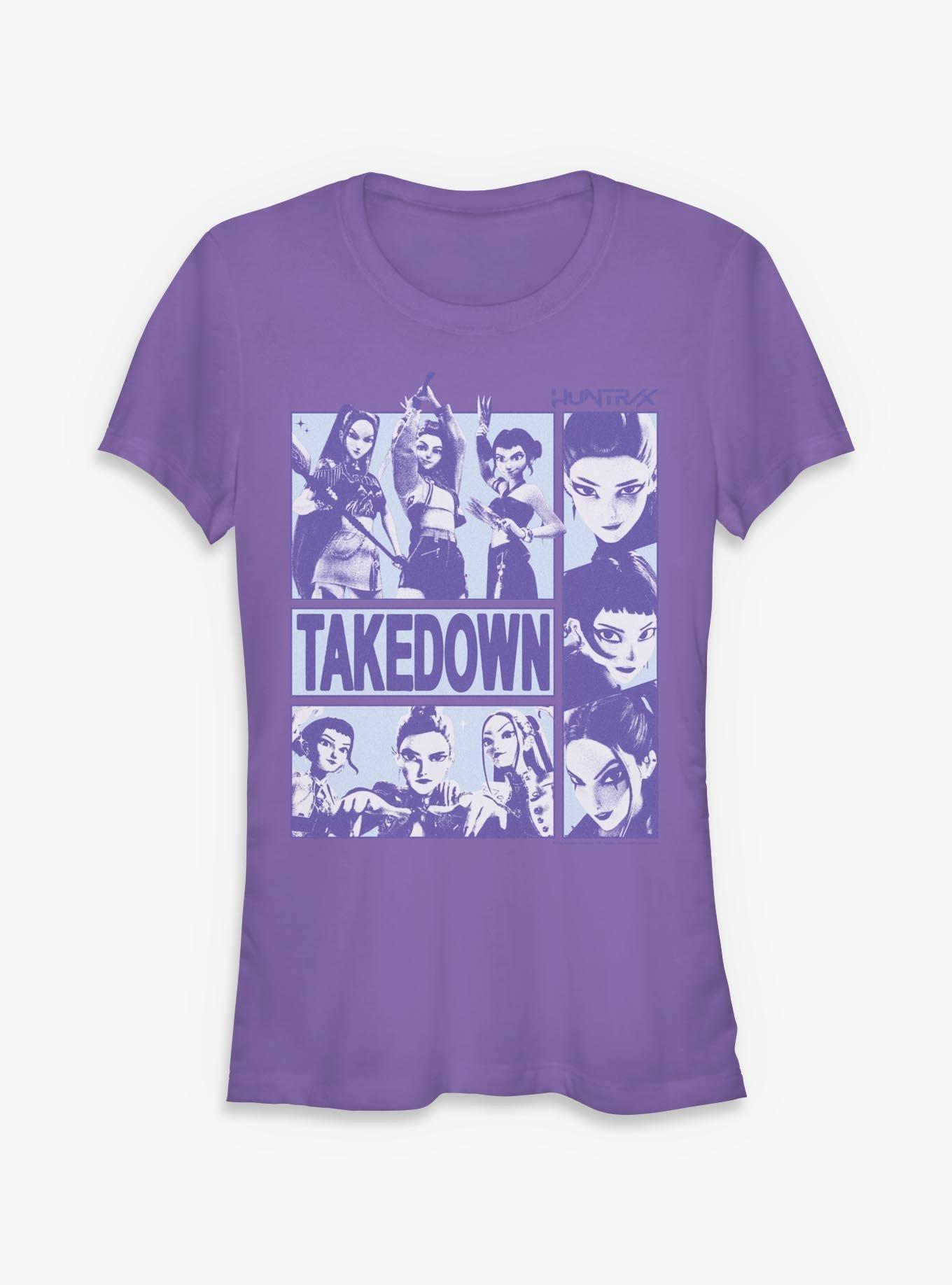 KPop Demon Hunters Huntrix Takedown Girls T-Shirt, , hi-res
