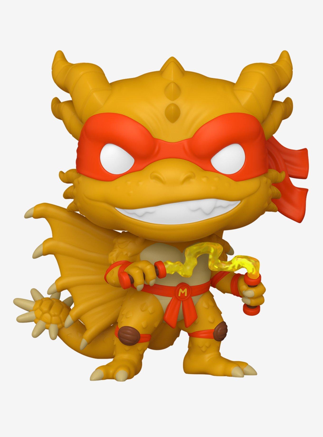 Funko Pop! Animation Teenage Mutant Ninja Turtles x Godzilla Michelangelo x King Ghidorah Vinyl Figure, , hi-res