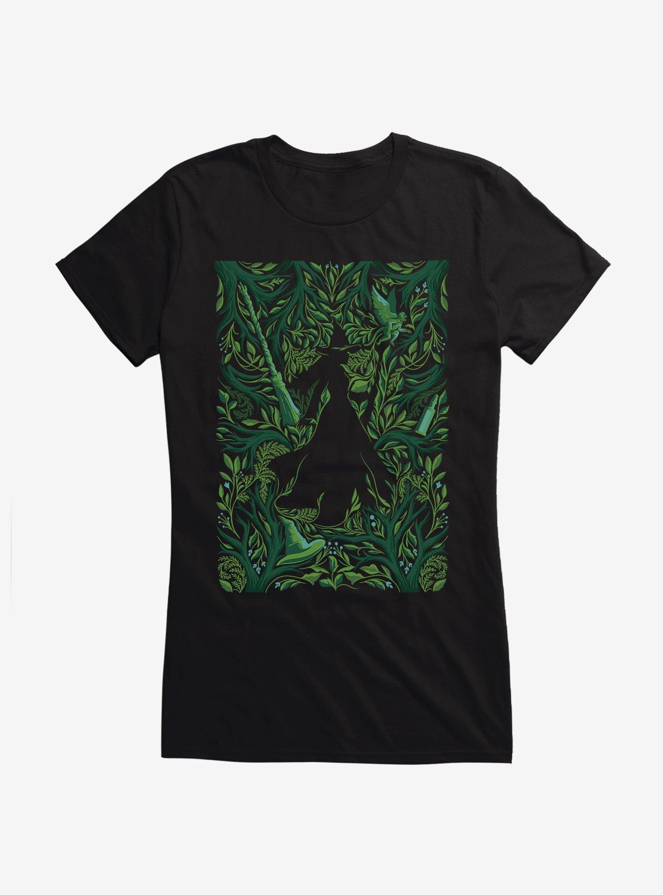 Wicked: For Good Elphaba Silhouette Girls T-Shirt, , hi-res