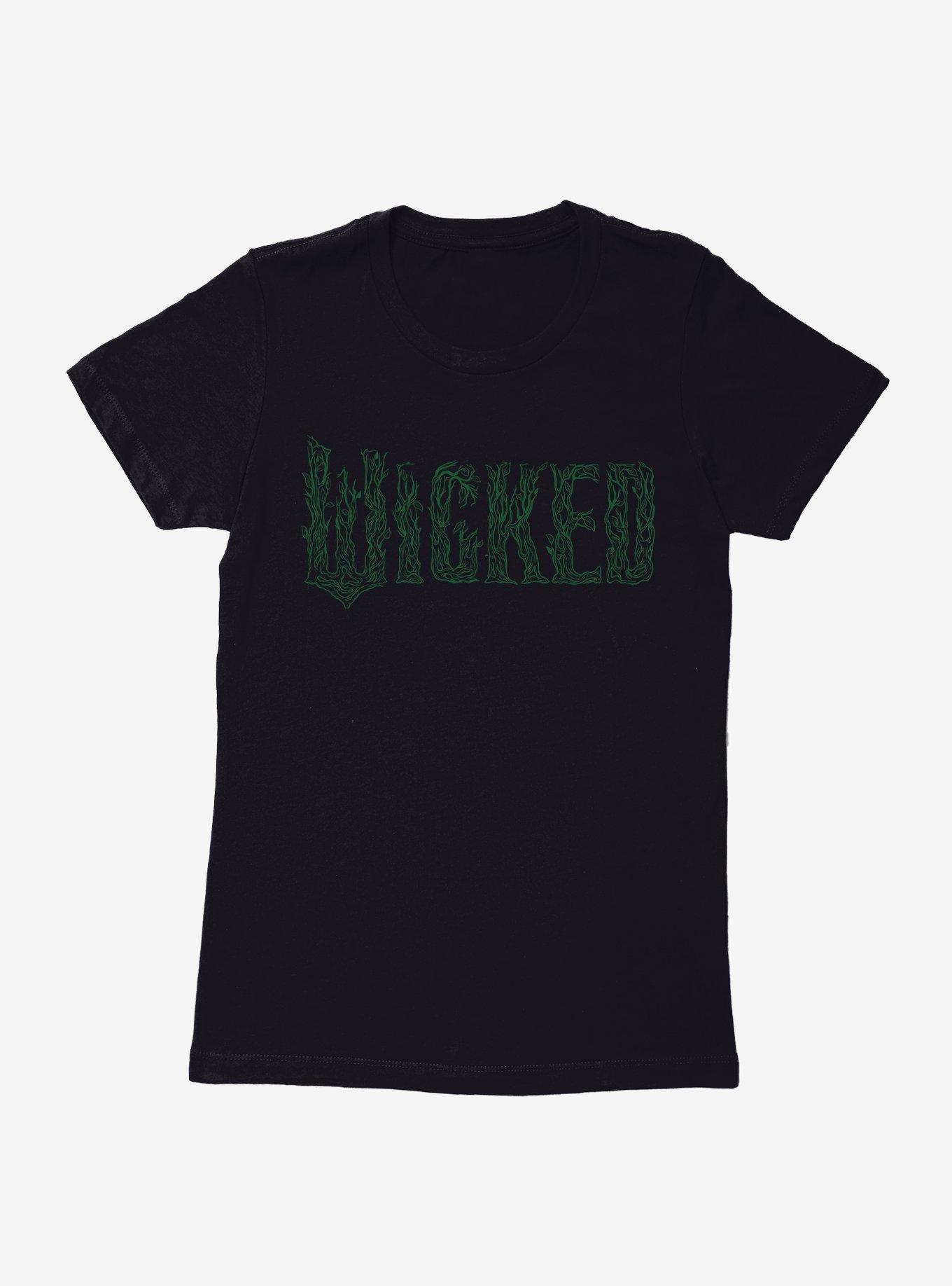 Wicked: For Good Green Stylized Logo Womens T-Shirt, , hi-res