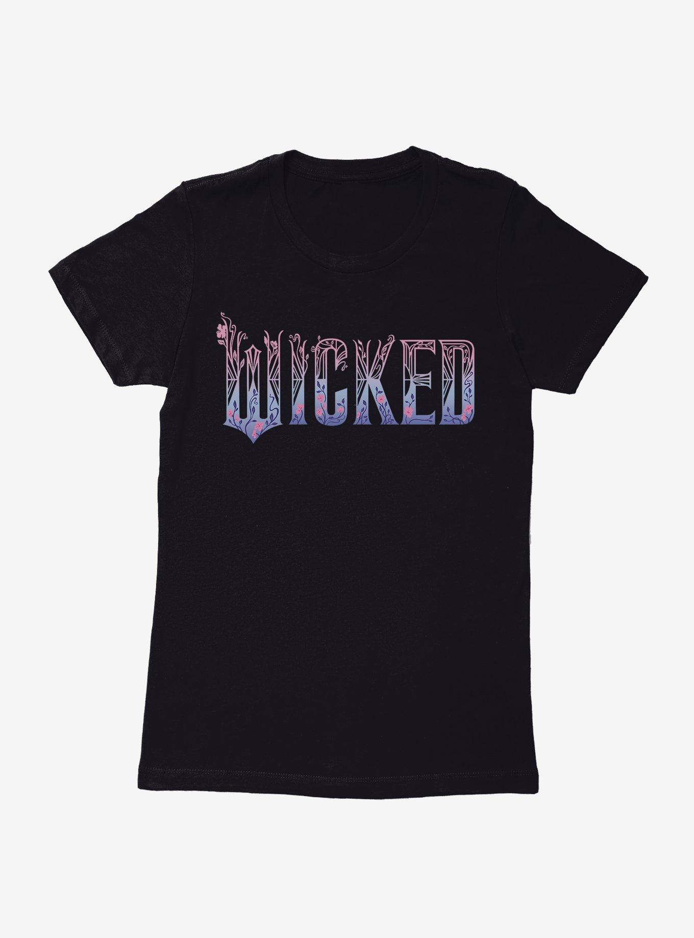 Wicked: For Good Pink Stylized Logo Womens T-Shirt, , hi-res