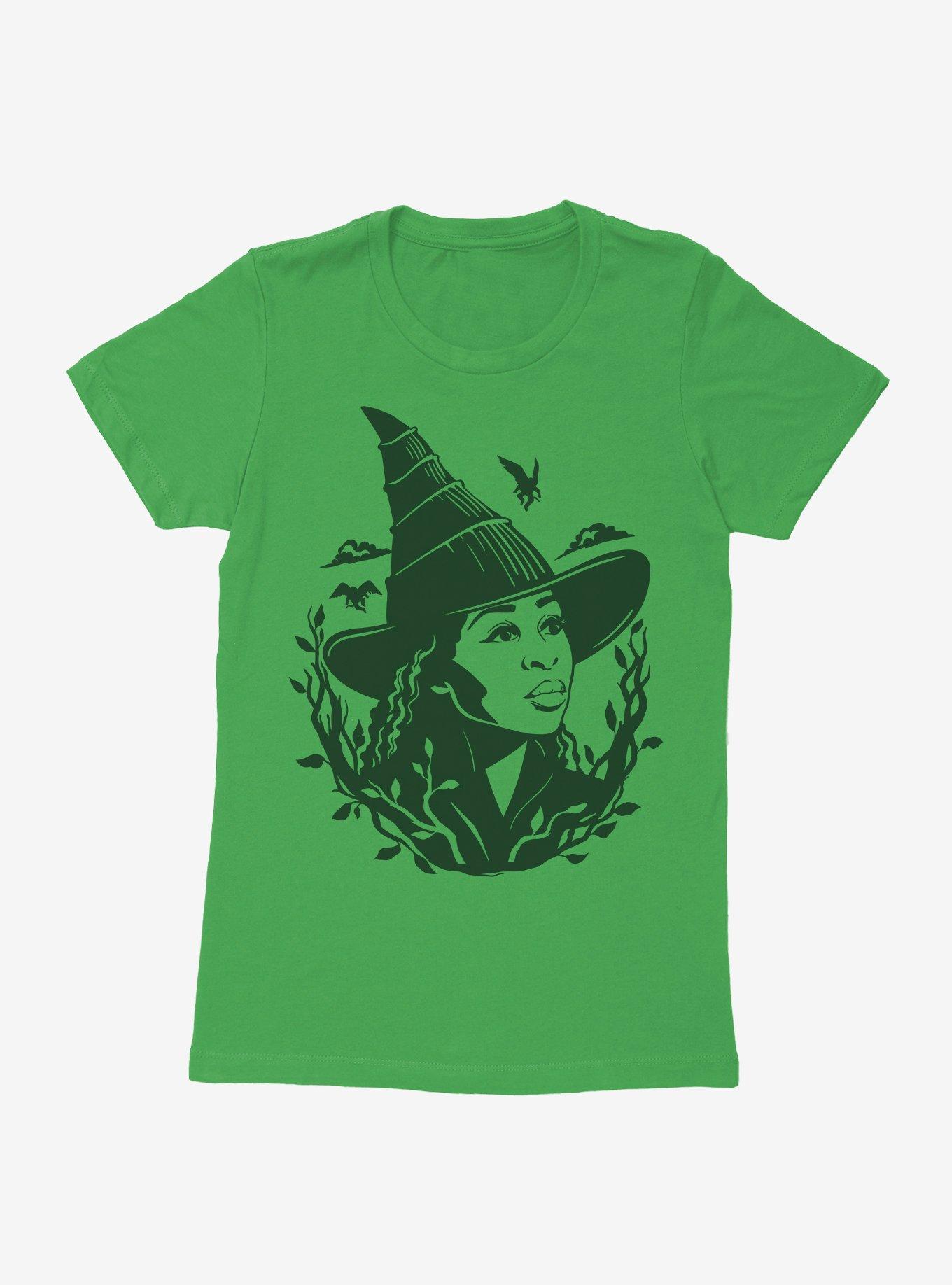 Wicked: For Good Elphaba Shadow Portrait Womens T-Shirt, , hi-res
