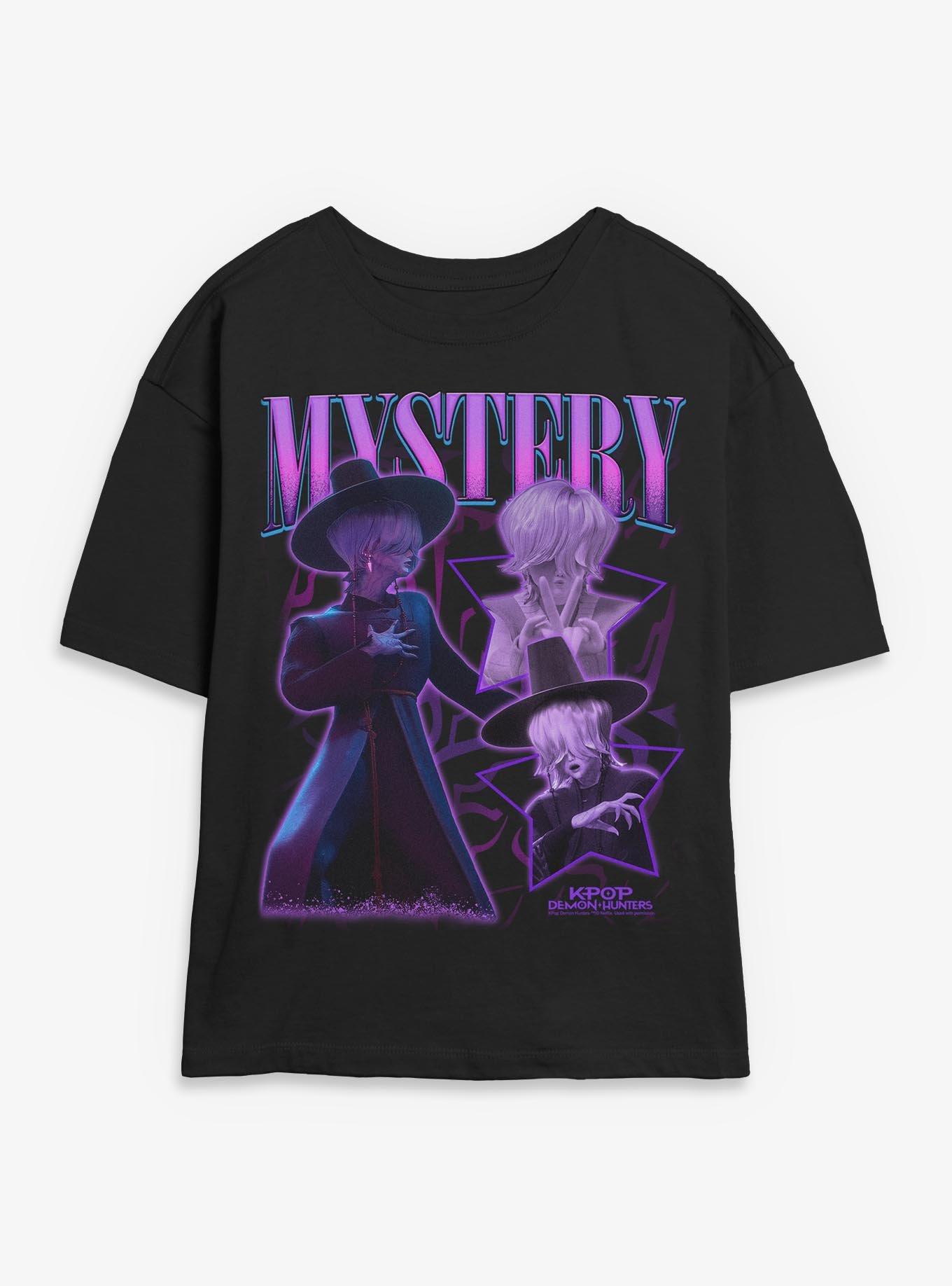 KPop Demon Hunters Saja Boys Mystery Collage Girls Skimmer T-Shirt, , hi-res