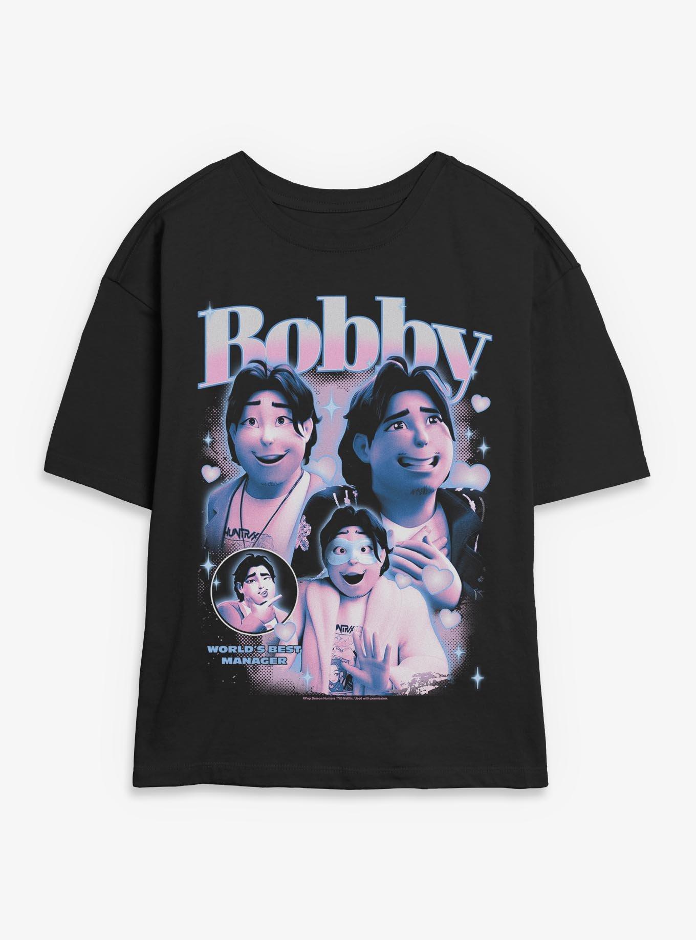 KPop Demon Hunters Bobby Best Manager Girls Skimmer T-Shirt, , hi-res