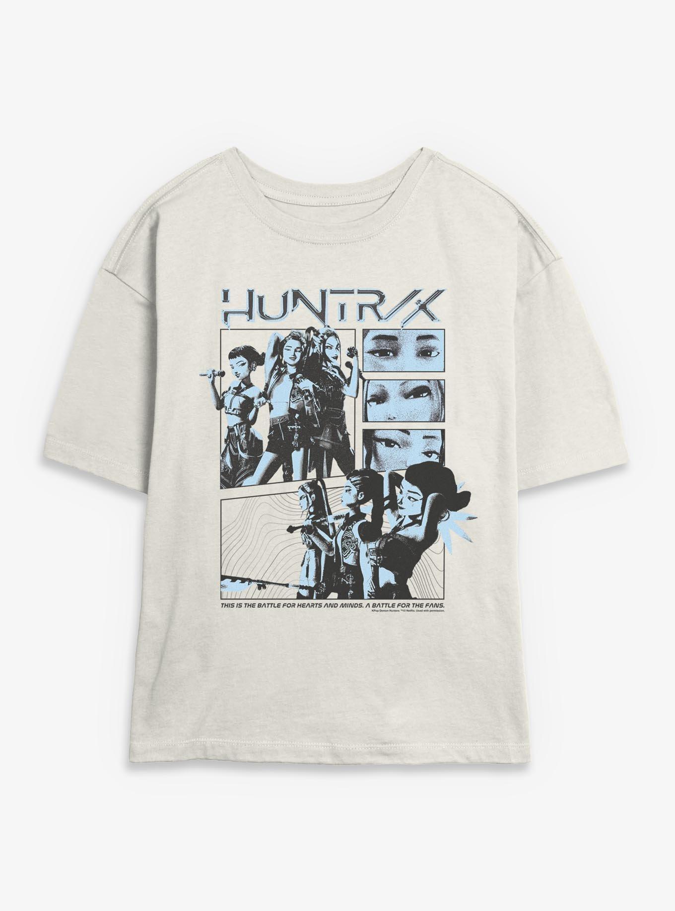 KPop Demon Hunters Huntrix A Battle For The Fans Girls Skimmer T-Shirt, , hi-res