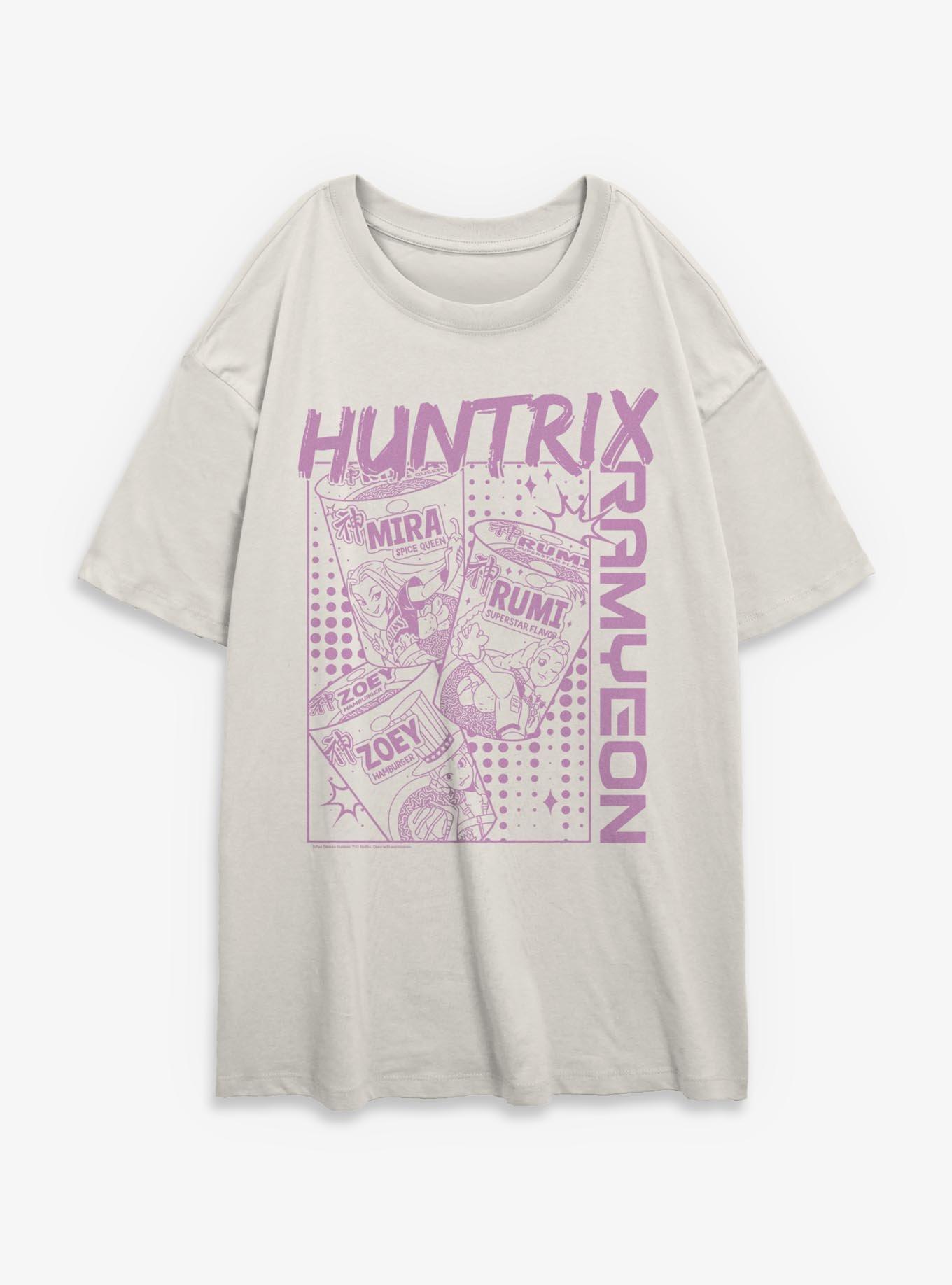 KPop Demon Hunters Huntrix Ramyeon Ramen Girls Oversized T-Shirt, , hi-res