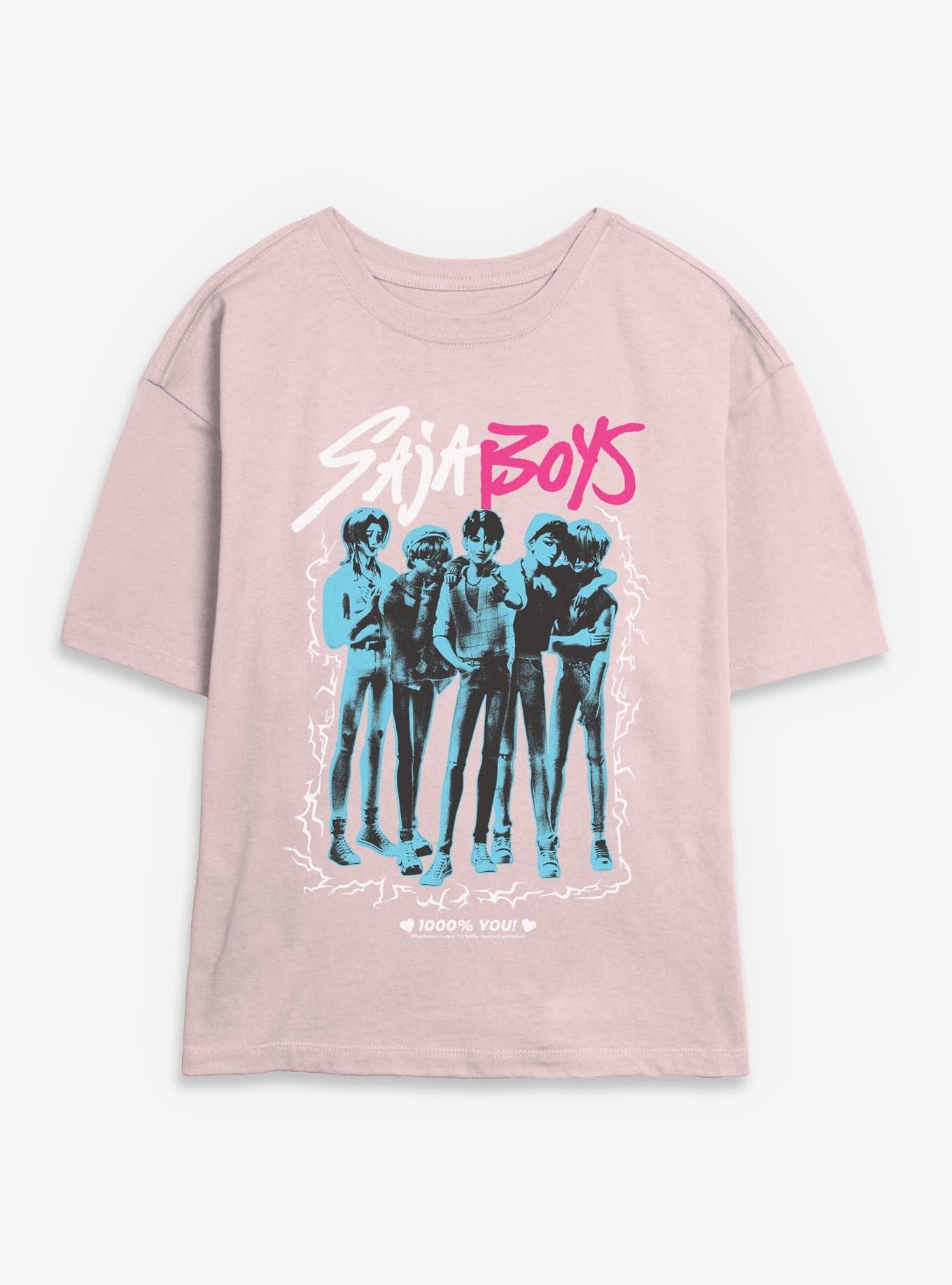 KPop Demon Hunters Saja Boys 1000 Percent You Girls Skimmer T-Shirt, , hi-res