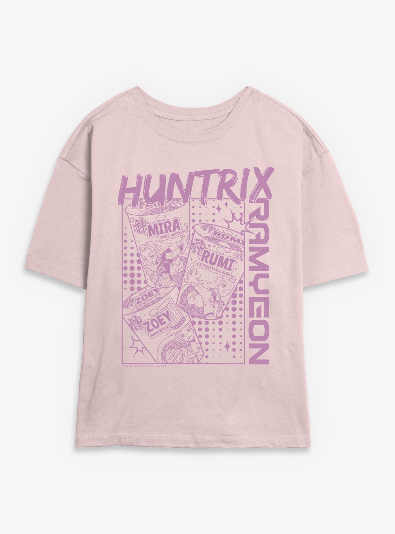KPop Demon Hunters HUNTRX Ramyeon Ramen Girls Skimmer T-Shirt