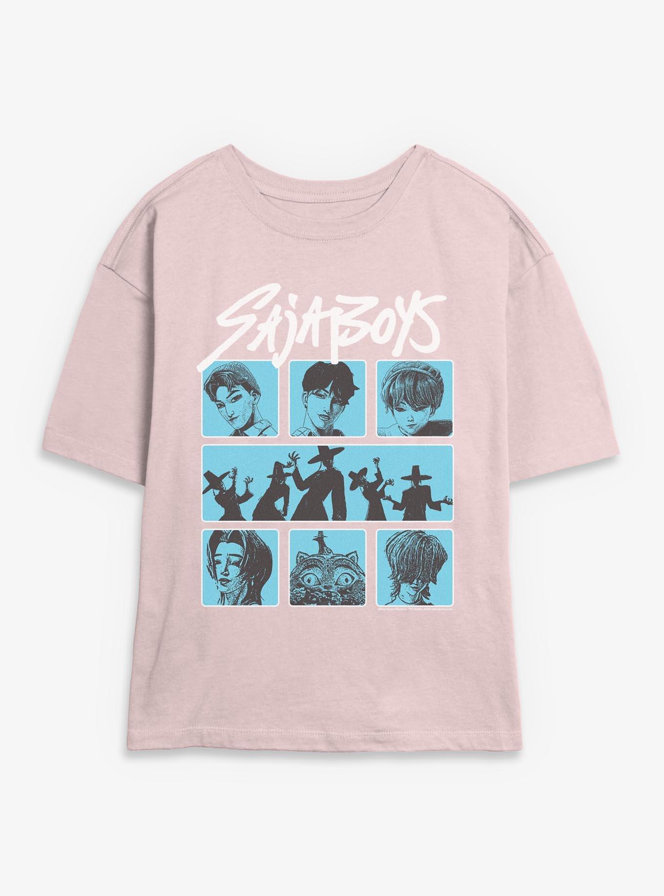 KPop Demon Hunters Saja Boys Demon Group Girls Skimmer T-Shirt, , hi-res