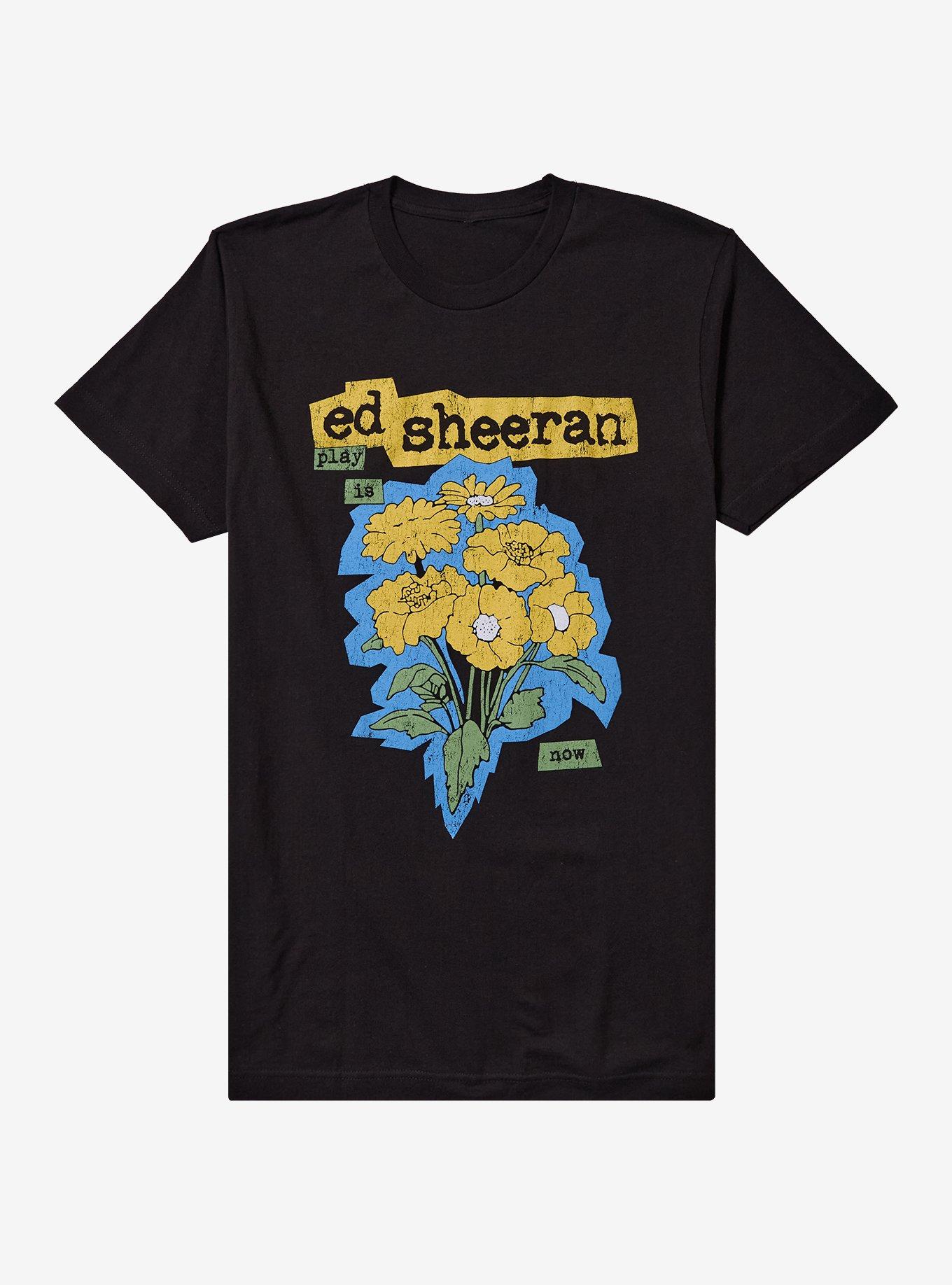 Ed Sheeran Play Flowers T-Shirt, , hi-res