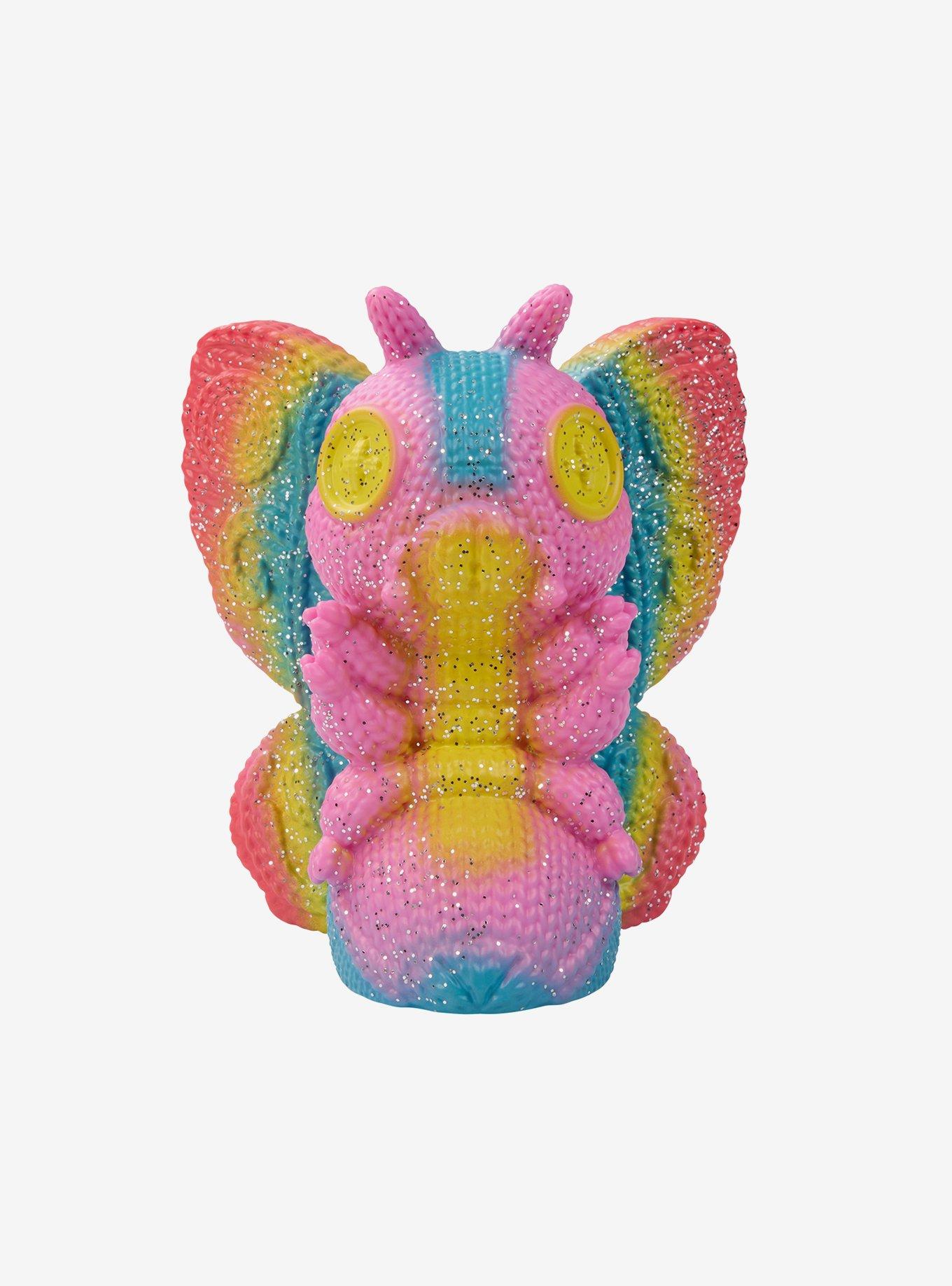 Godzilla Toho Mothra (Sofubi Spray Glitter) Handmade By Robots Vinyl Figure, , hi-res