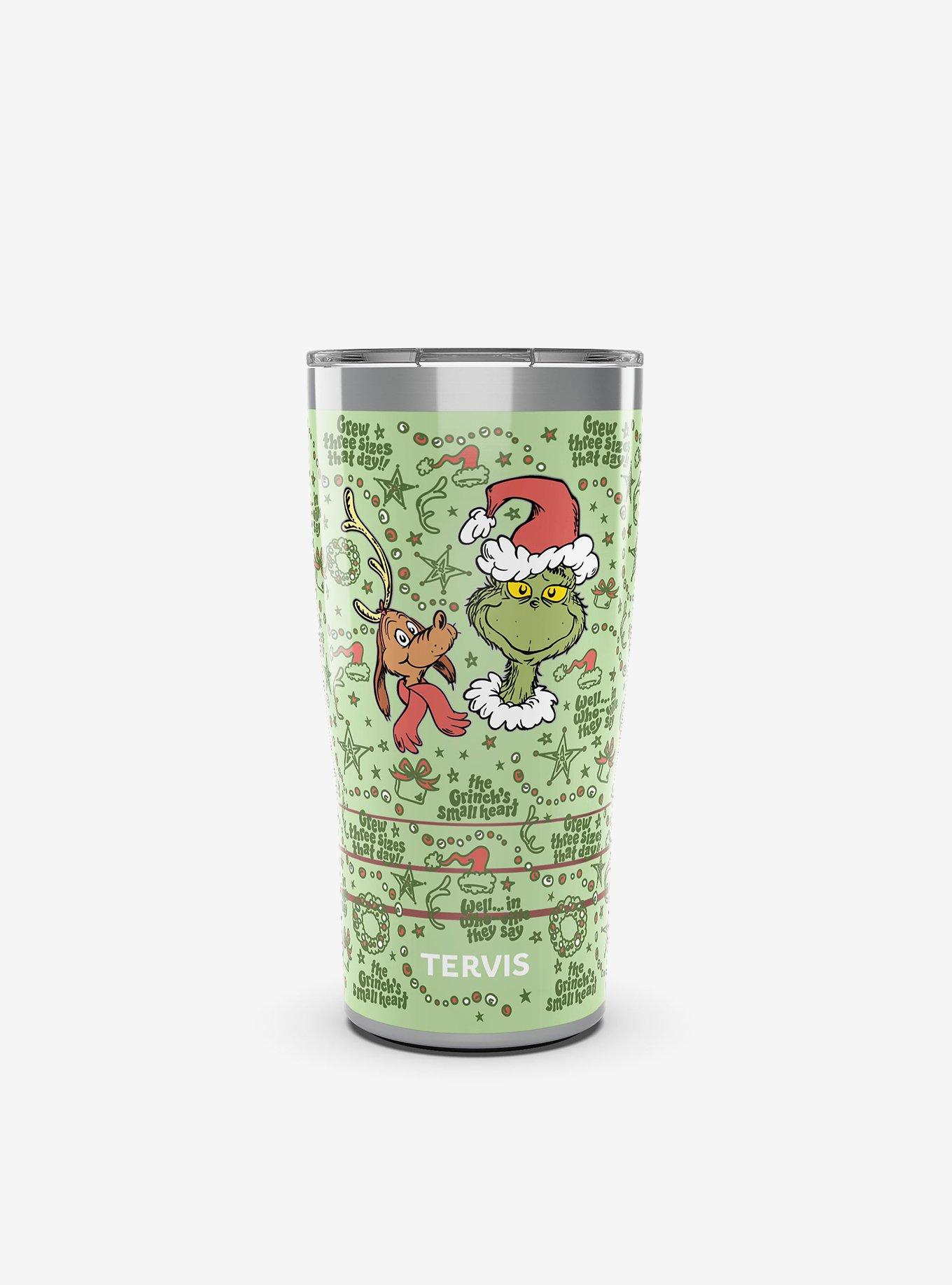Dr. Seuss Grinch's Heart Grew 20oz Tumbler with Slider Lid, , hi-res