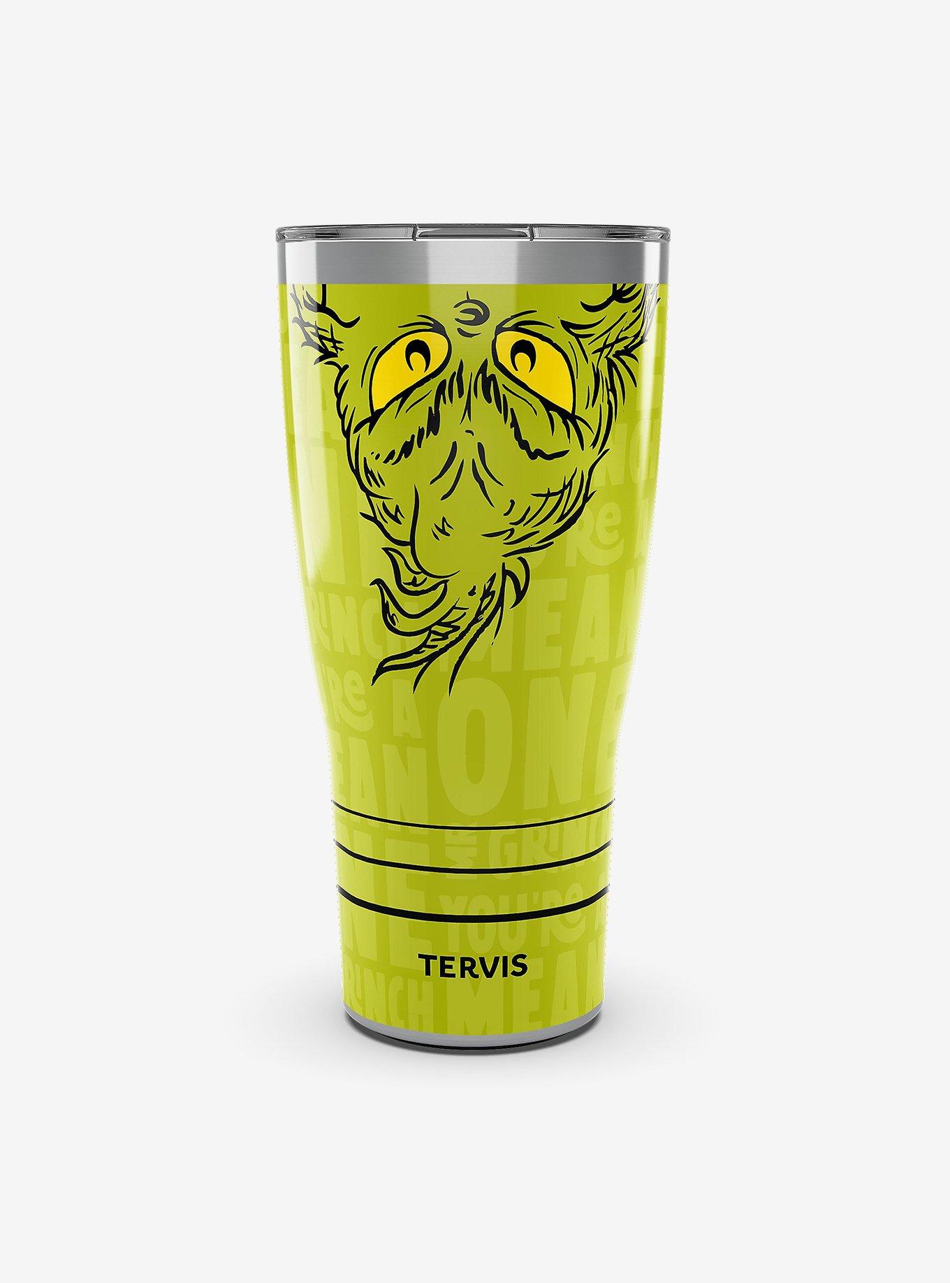 Dr. Seuss Grinch Who Stole Christmas Mean One 30oz Tumbler with Slider Lid, , hi-res