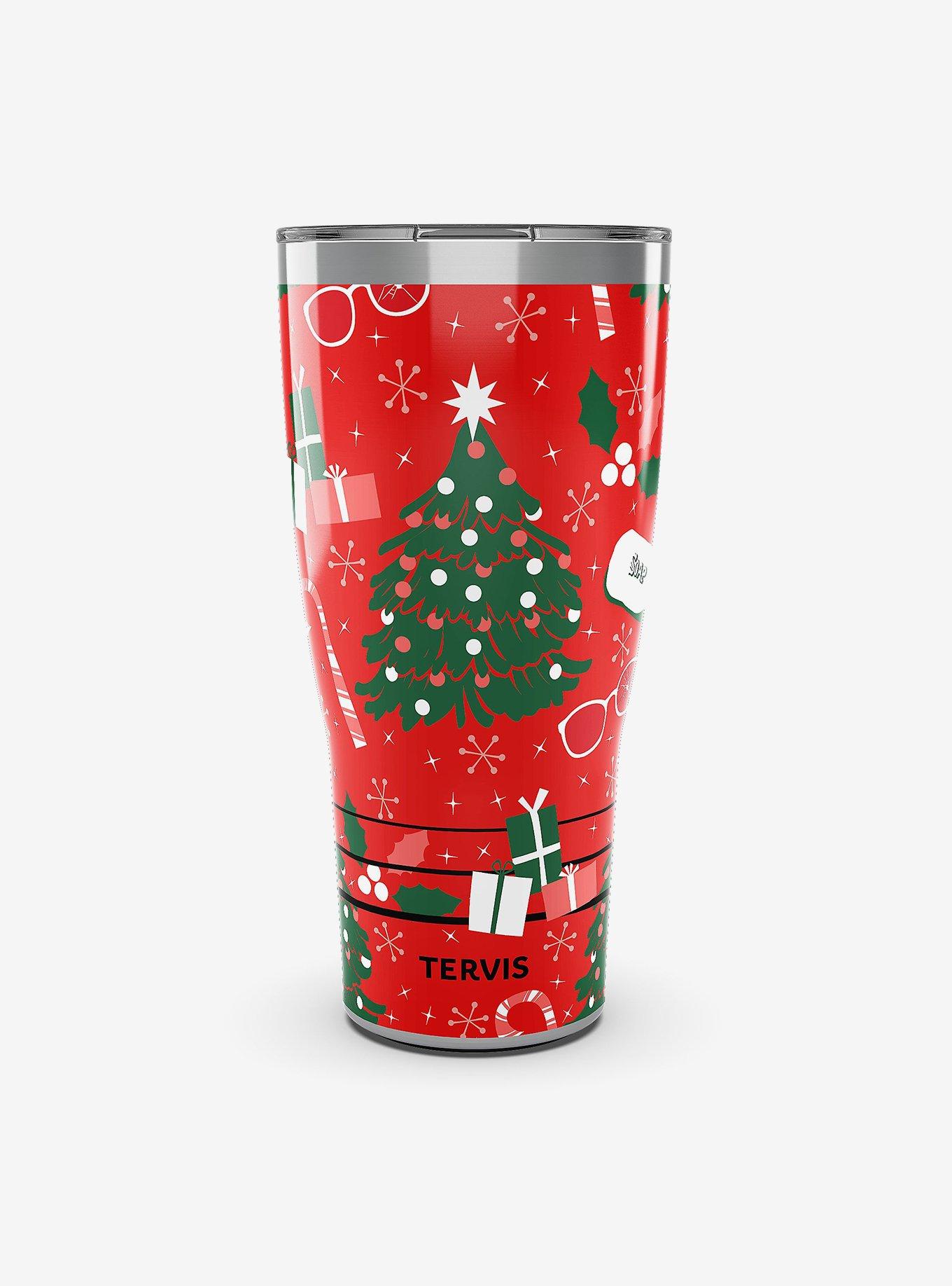 Christmas Story Pattern 30oz Tumbler with Slider Lid, , hi-res