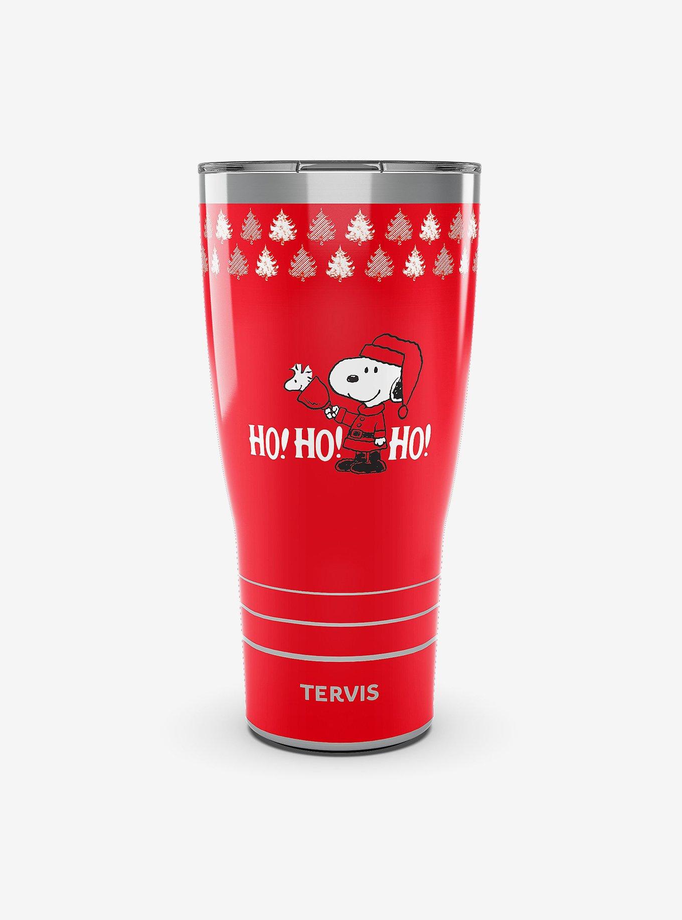 Peanuts Ho Ho Ho Christmas 30oz Tumbler with Slider Lid, , hi-res